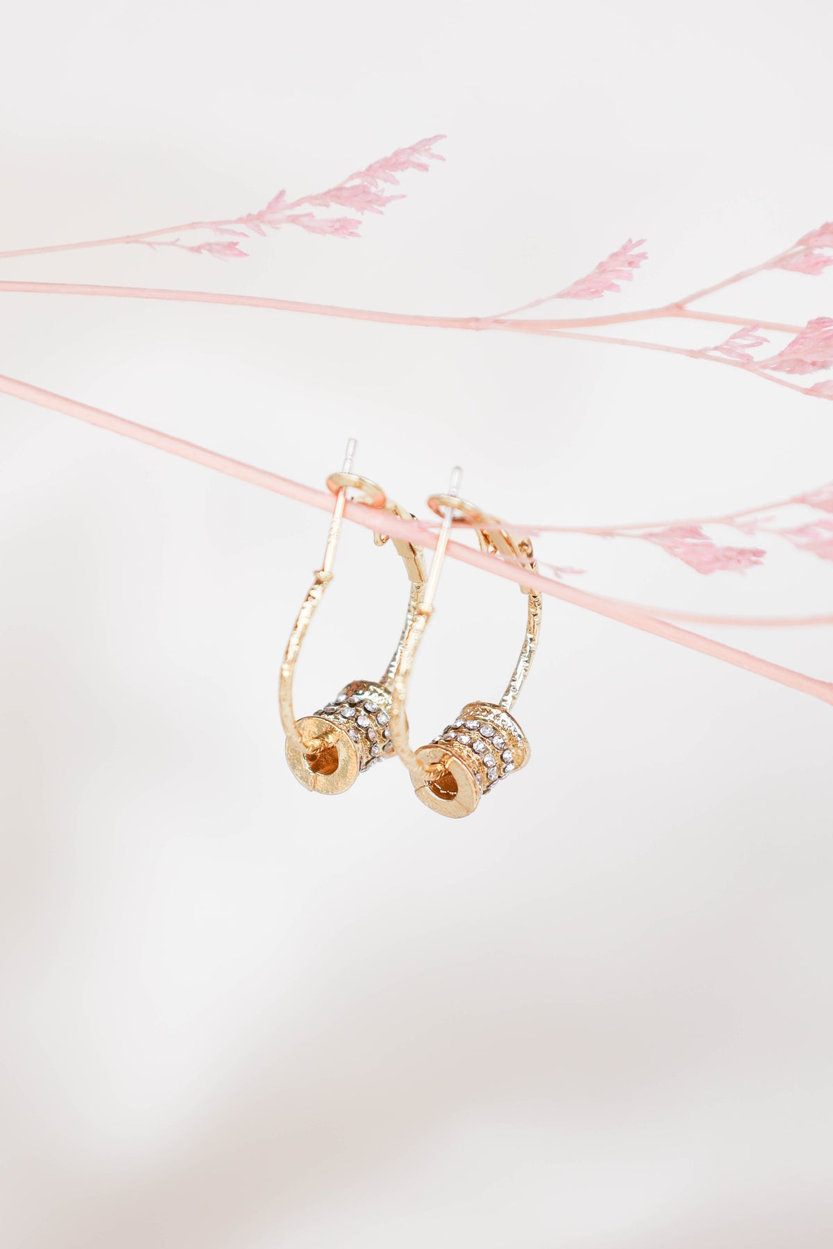 Sydney Delicate Hoop Earrings in Gold – view 1 of 4