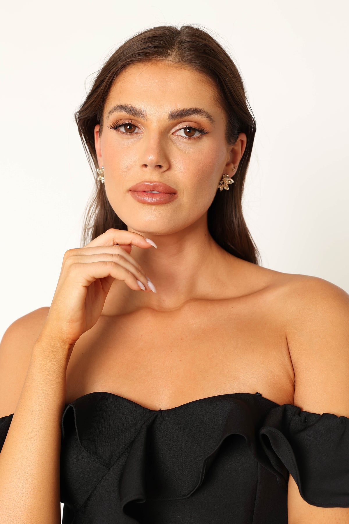 Talon Statement Earrings in Gold – view 3 of 4