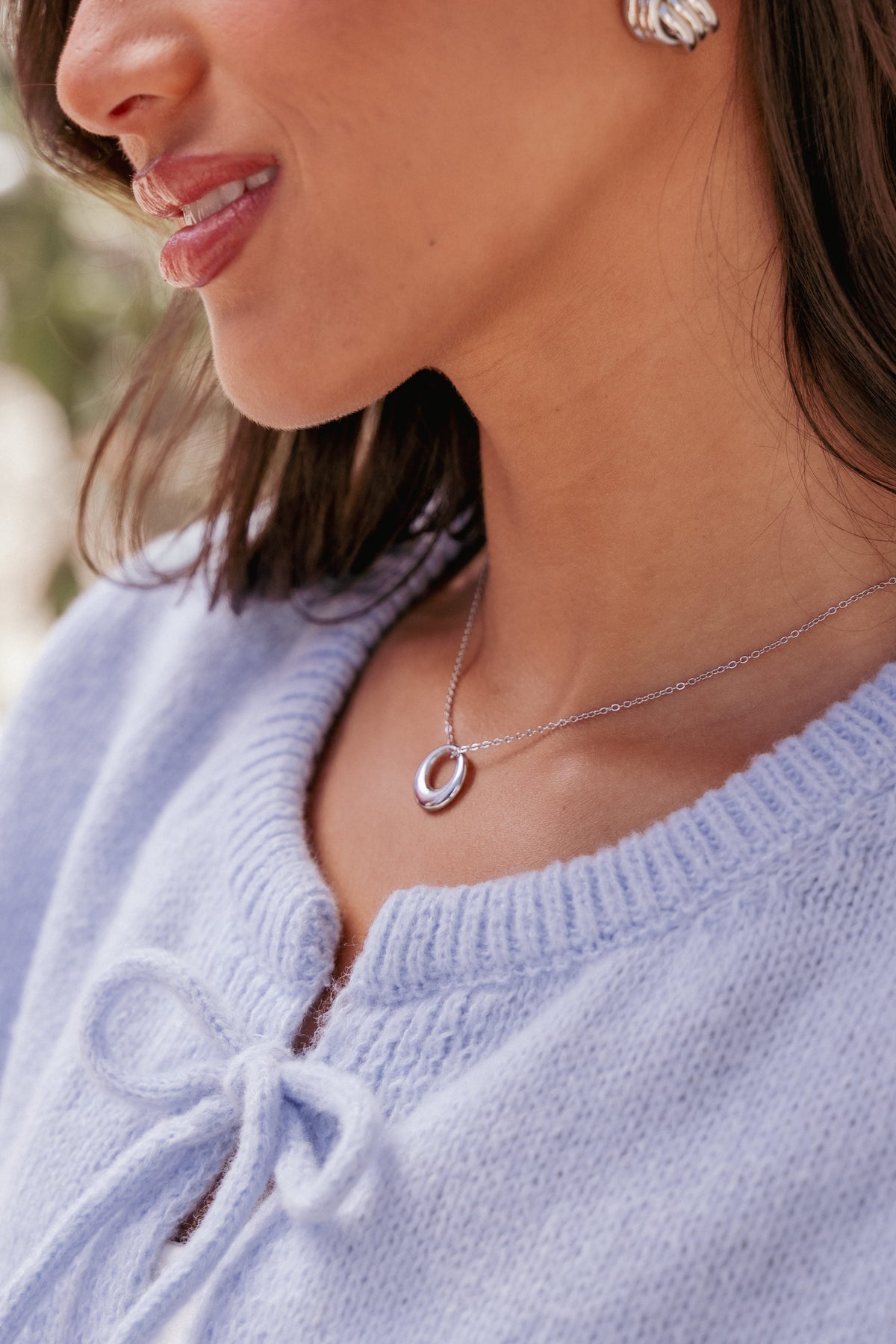 Tyra Necklace in Silver – view 1 of 4
