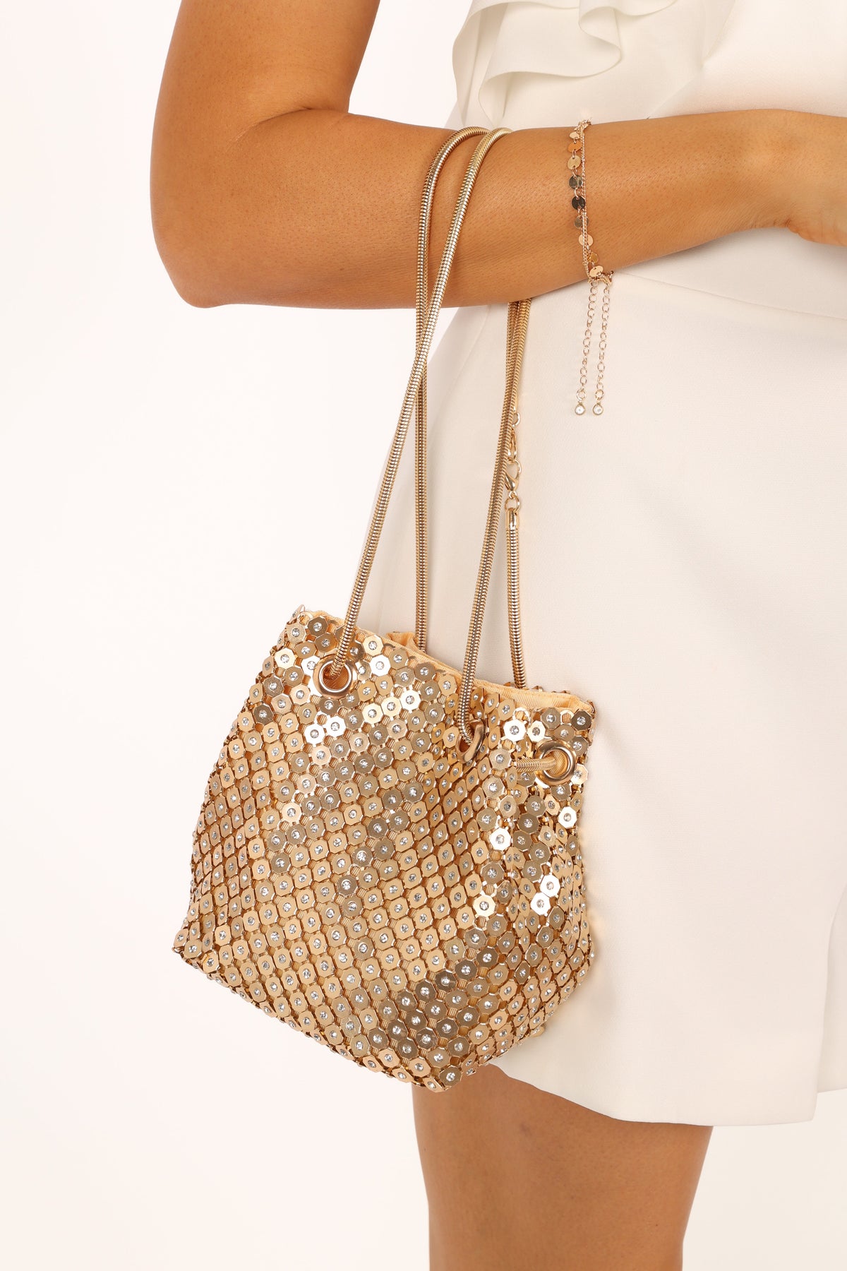 Valentina Embellished Bag in Gold – view 6 of 6