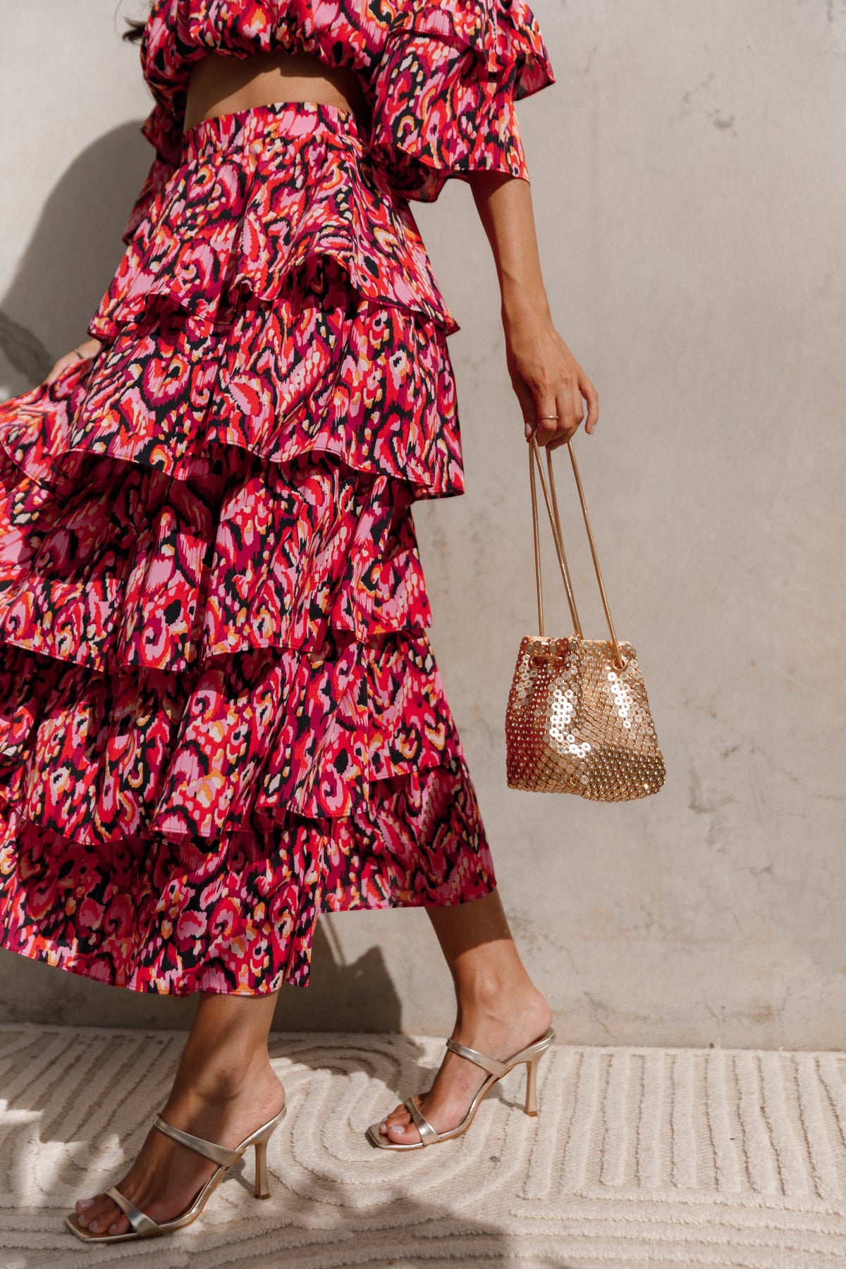 Valentina Embellished Bag in Gold – view 1 of 6