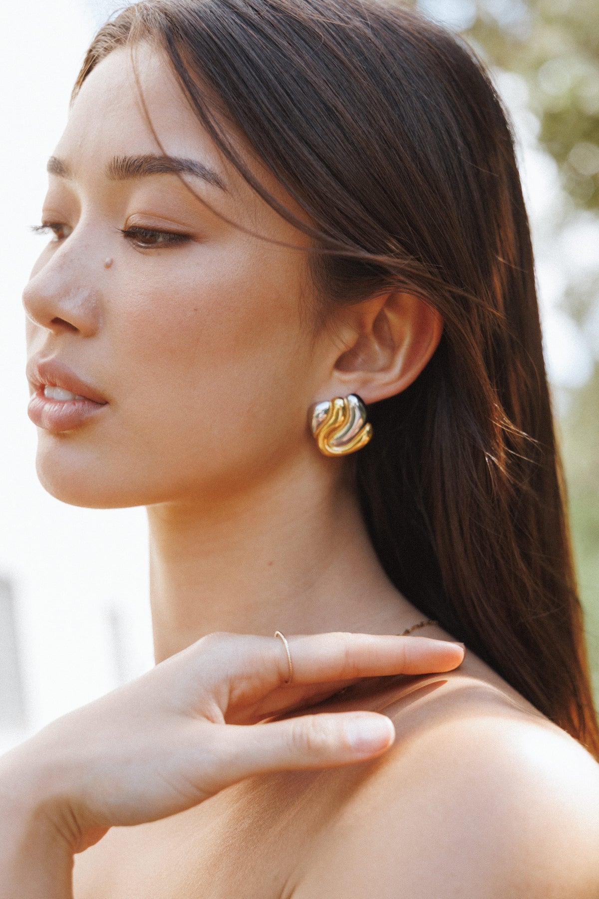 Valerie Earrings in Gold/Silver – view 1 of 3