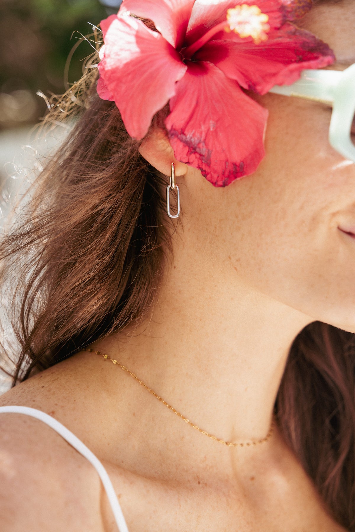 Vanessa Earrings in Gold/Silver – view 1 of 3