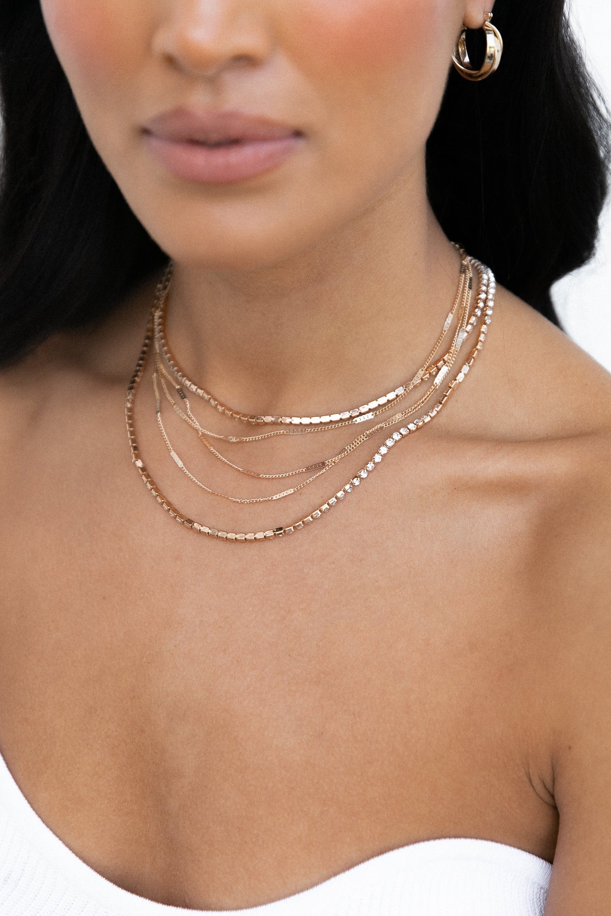 Venia Multi Layered Necklace in Gold – view 1 of 4