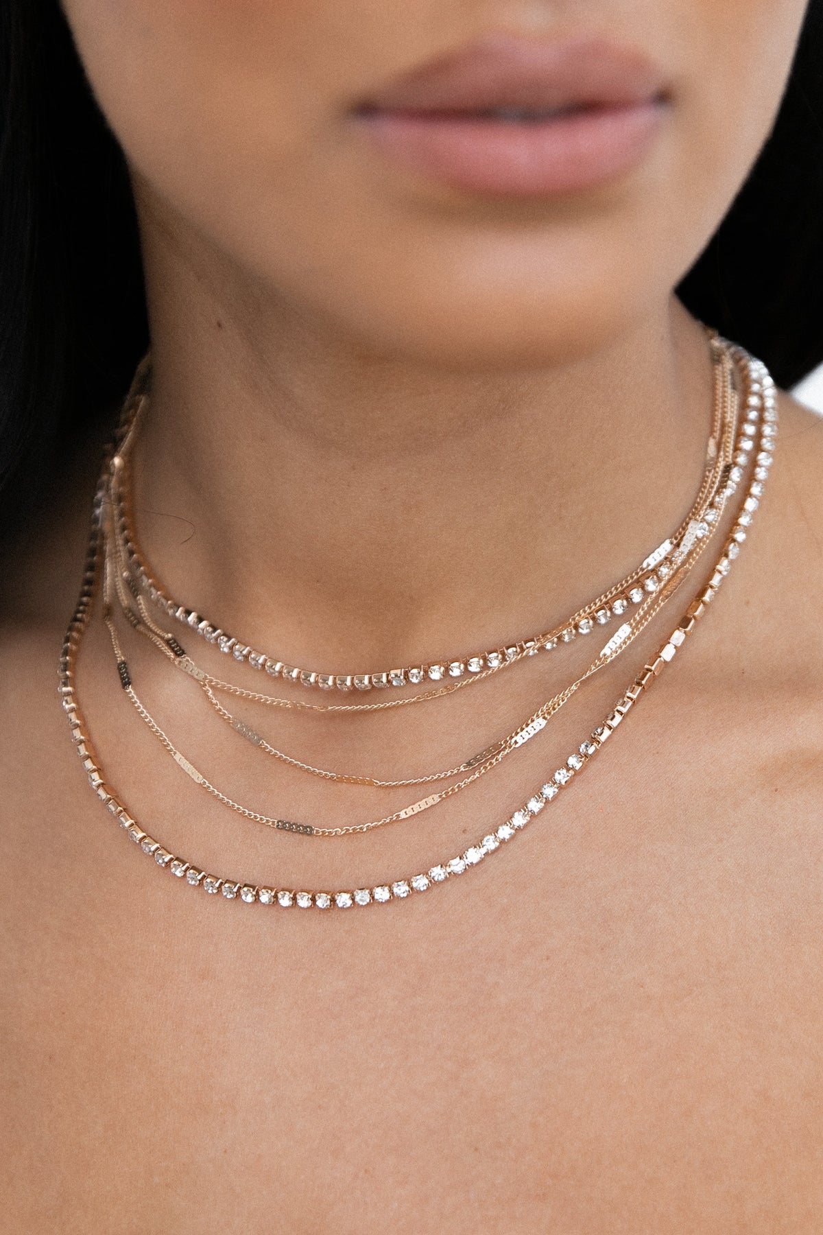 Venia Multi Layered Necklace in Gold – view 4 of 4