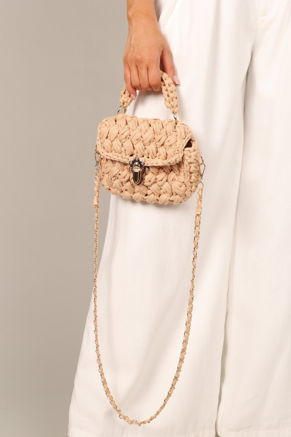 Veve Hand Woven Bag in Natural – view 4 of 5
