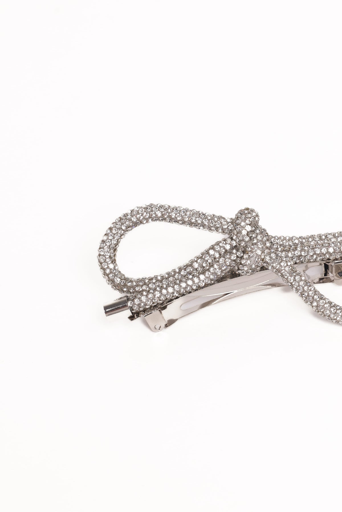 Whitney Bow Hair Clip in Silver – view 2 of 2