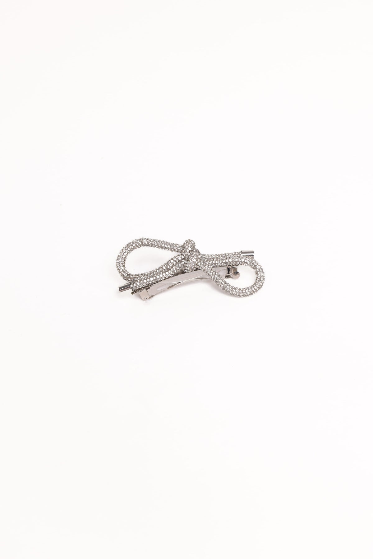 Whitney Bow Hair Clip in Silver – view 1 of 2
