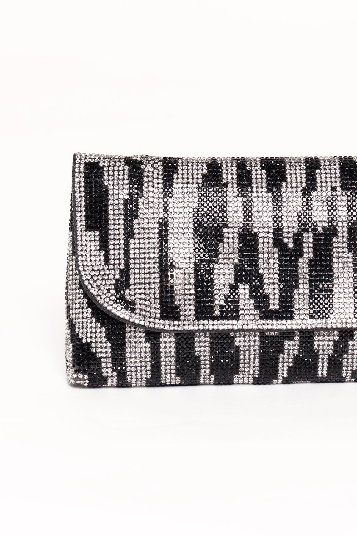 Zara Embellished Bag in Zebra – view 2 of 4