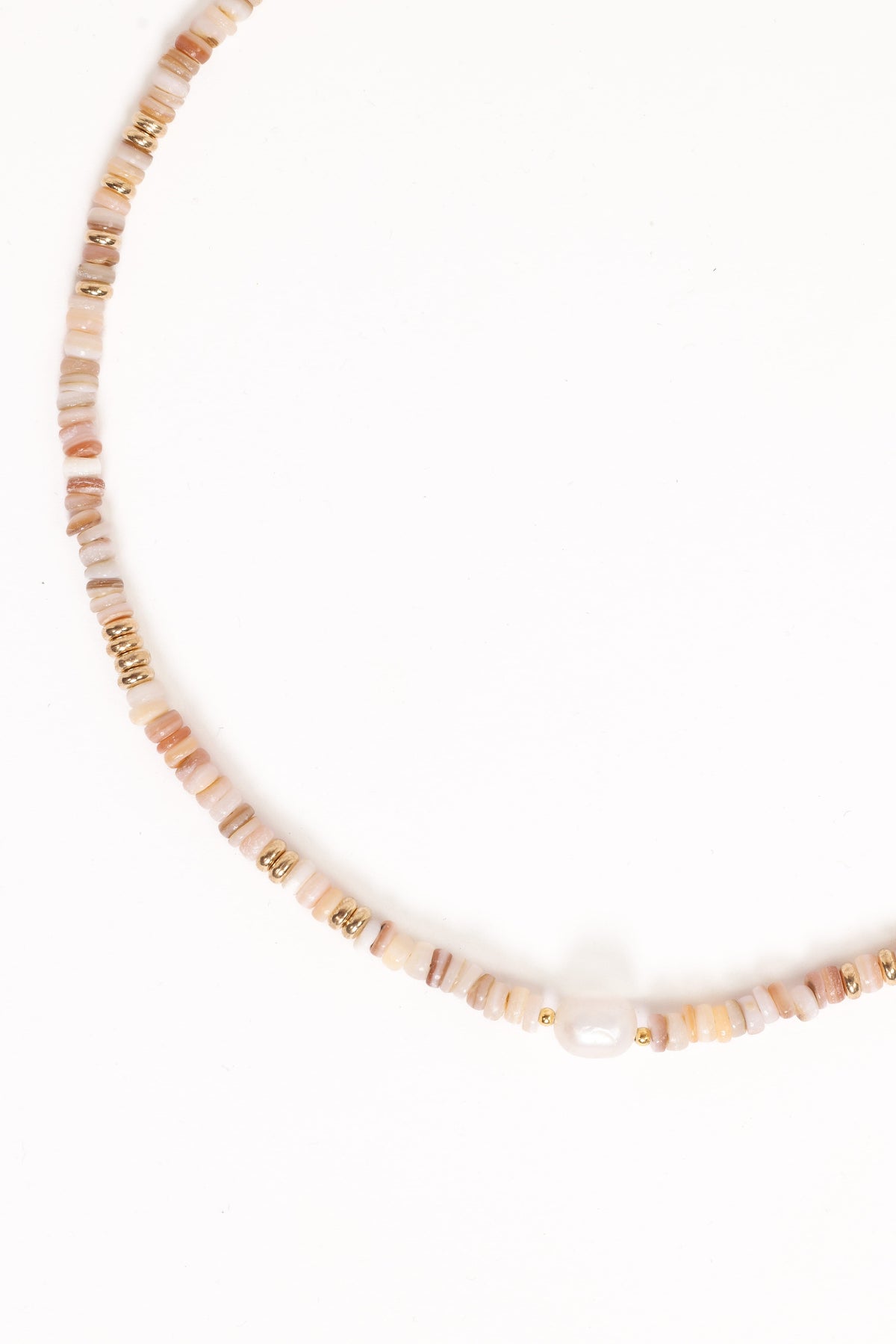 Ziva Necklace in White – view 3 of 6