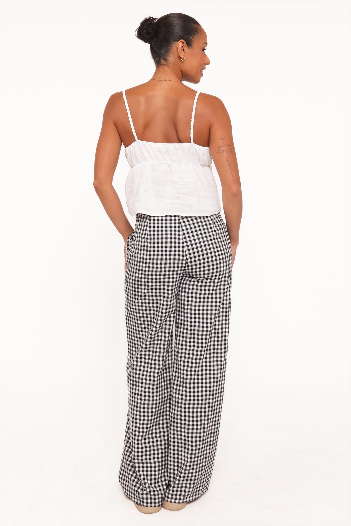 Abbott Pants in Black Gingham – view 4 of 5
