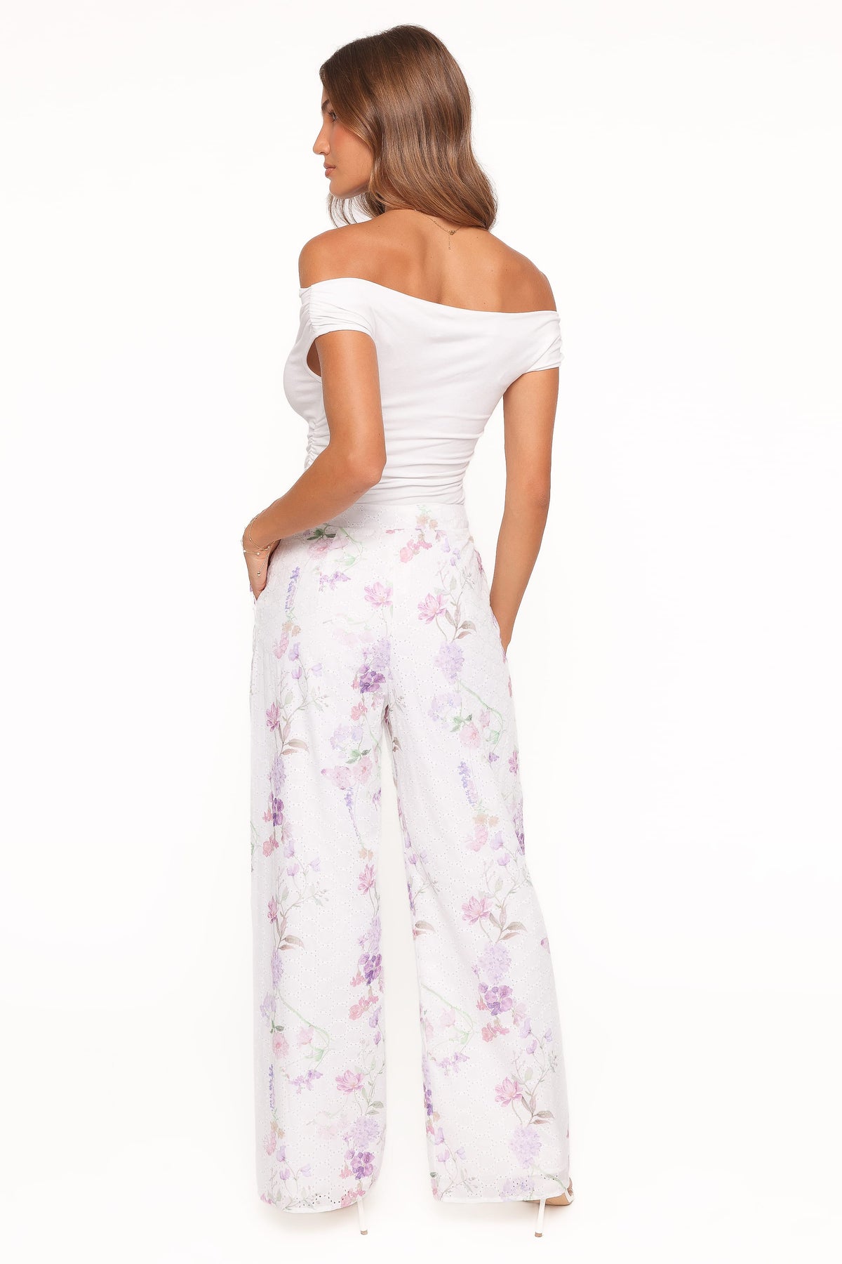 Adams Fitted Pant in Purple Floral – view 5 of 7