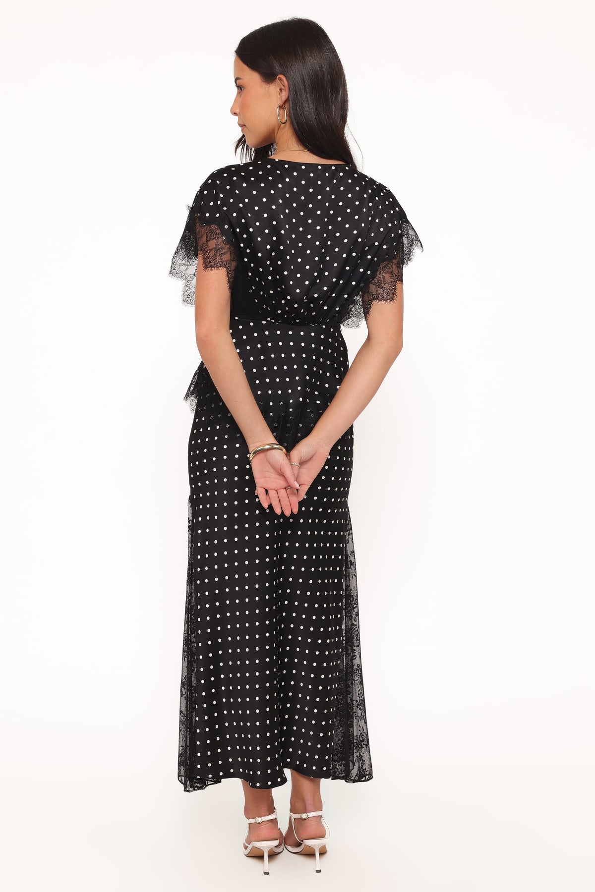 Ailbhe Lace Skirt in Black Polka Dot – view 6 of 8