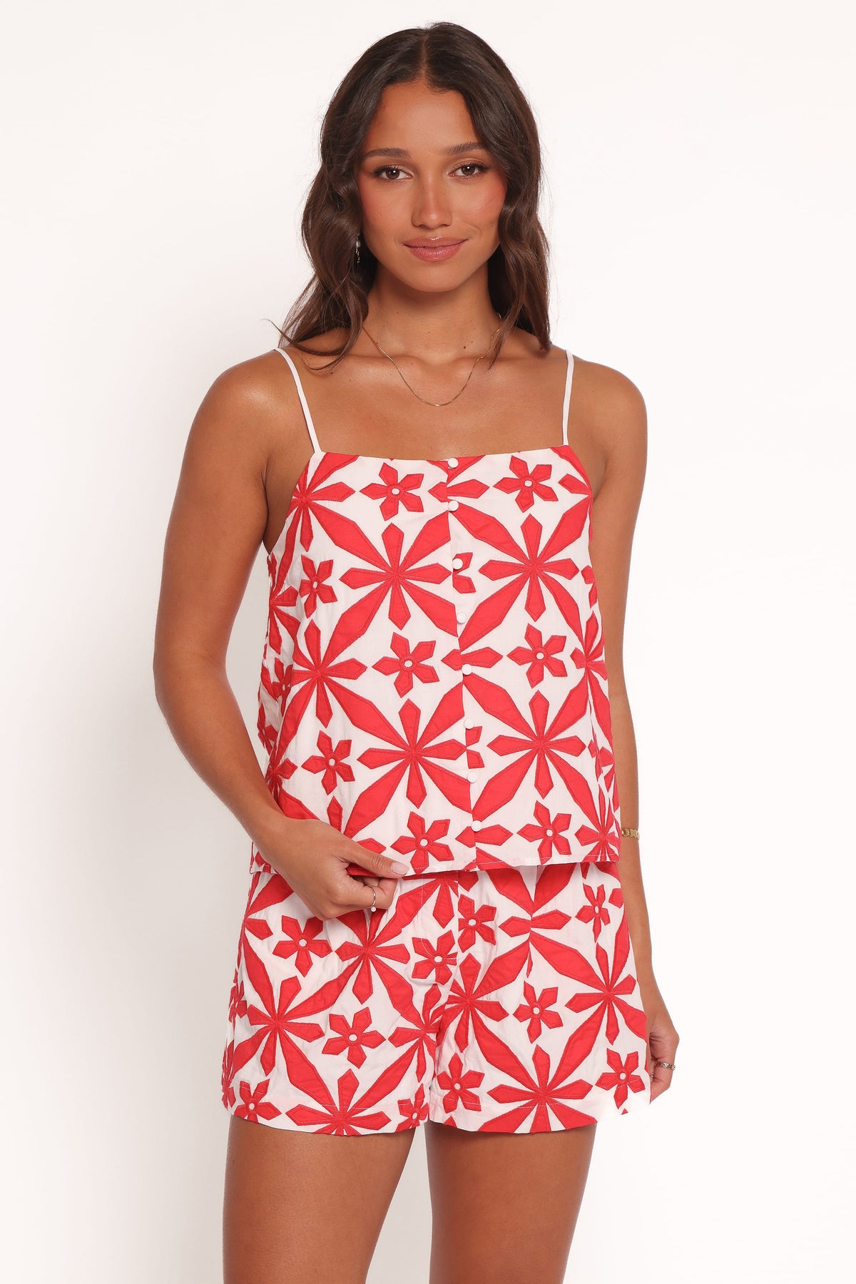 Allura Shorts in Red – view 2 of 7