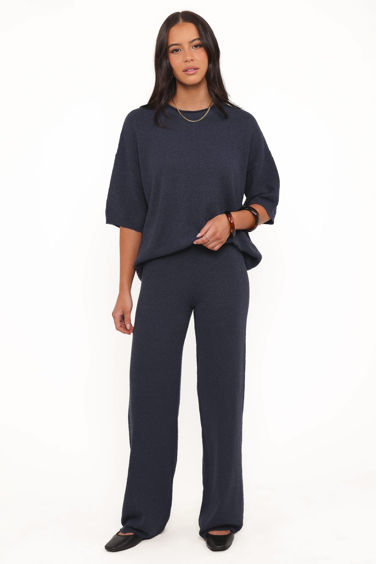 Ashby Knit Pant in Navy – view 2 of 6