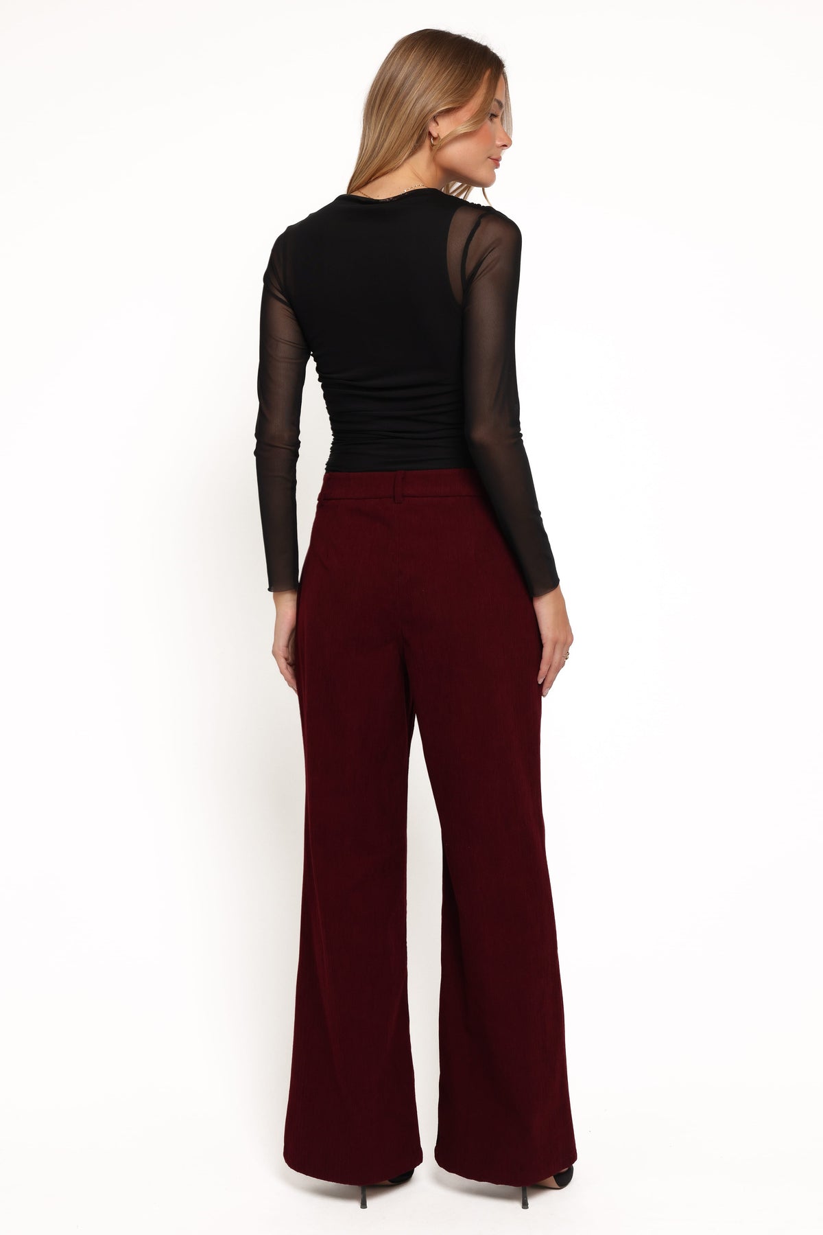 Barrett Corduroy Pant in Berry – view 4 of 5