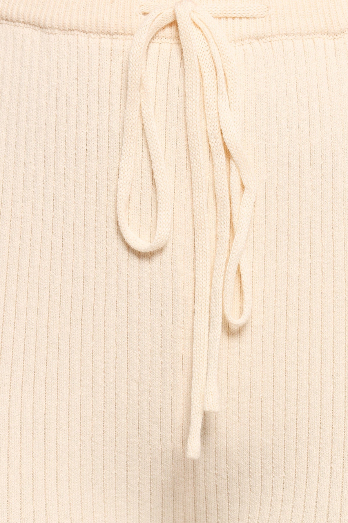 Beeba Ribbed Knit Pants in Cream – view 8 of 8