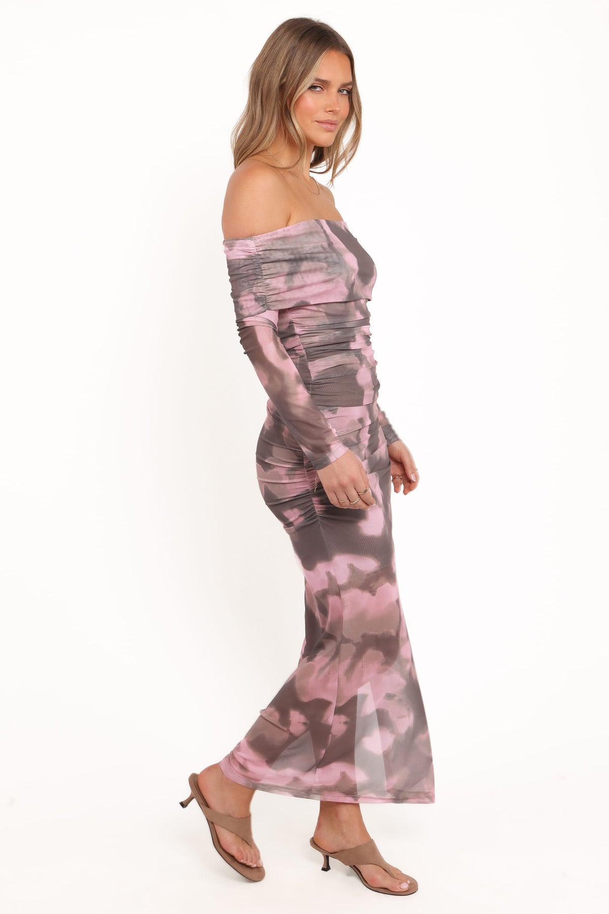 Caelira Skirt in Pink/Brown Print – view 4 of 8