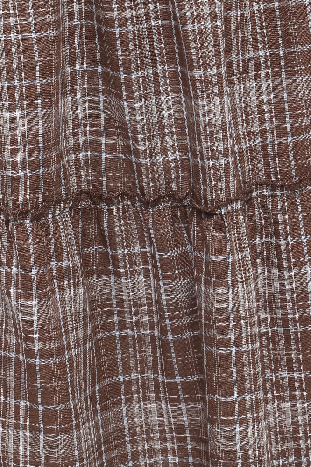Campbell Tiered Maxi Skirt in Juno Check – view 6 of 6