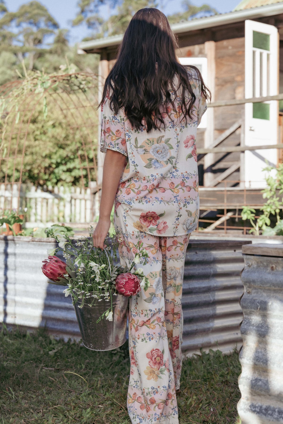 Cascais Pants in Rose Tile – view 7 of 8