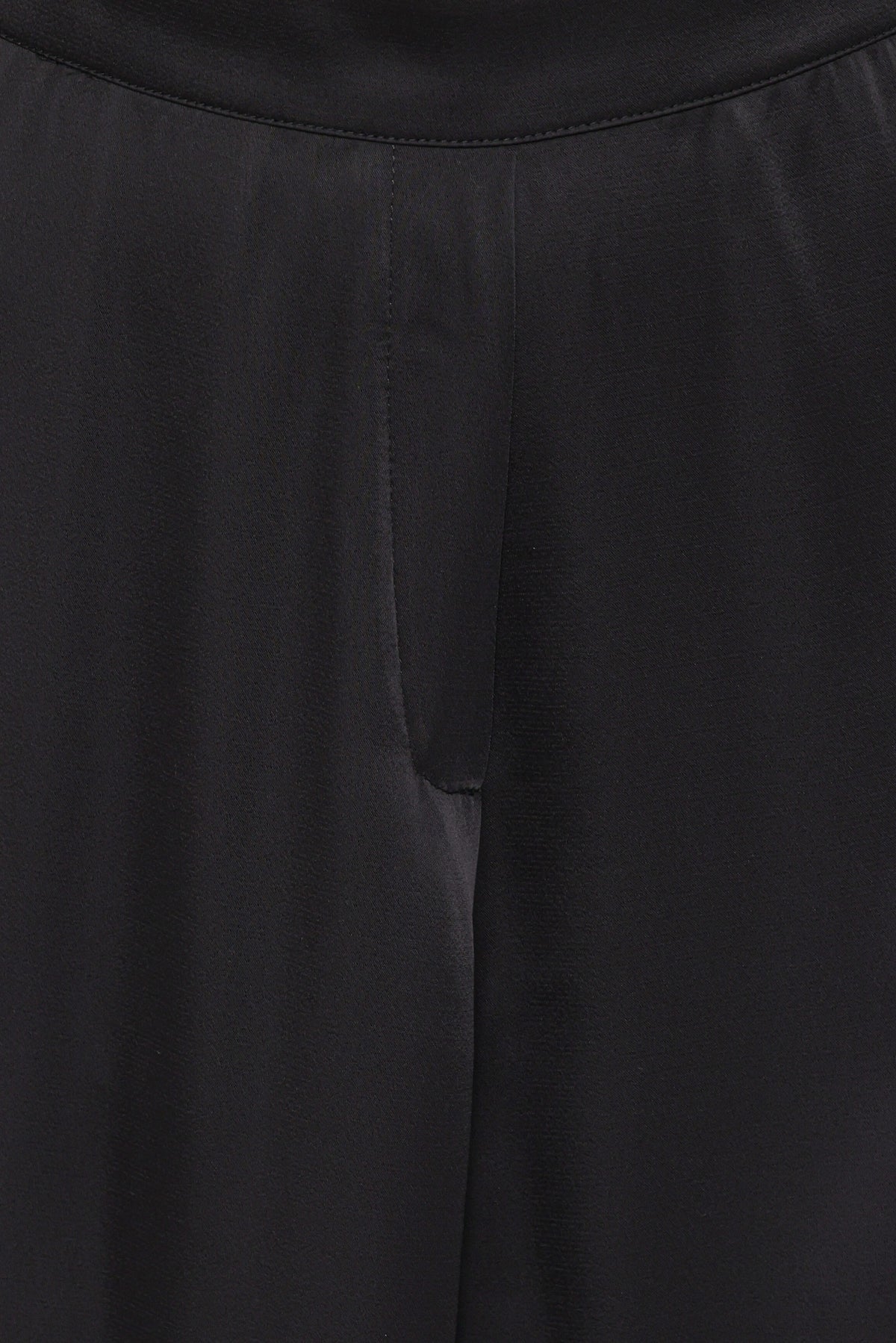 Clara Wide Leg Tailored Pant in Black – view 6 of 6