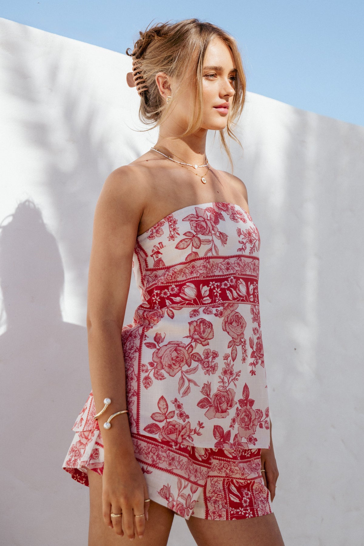 Clarke Shorts in Rose Tile – view 1 of 8