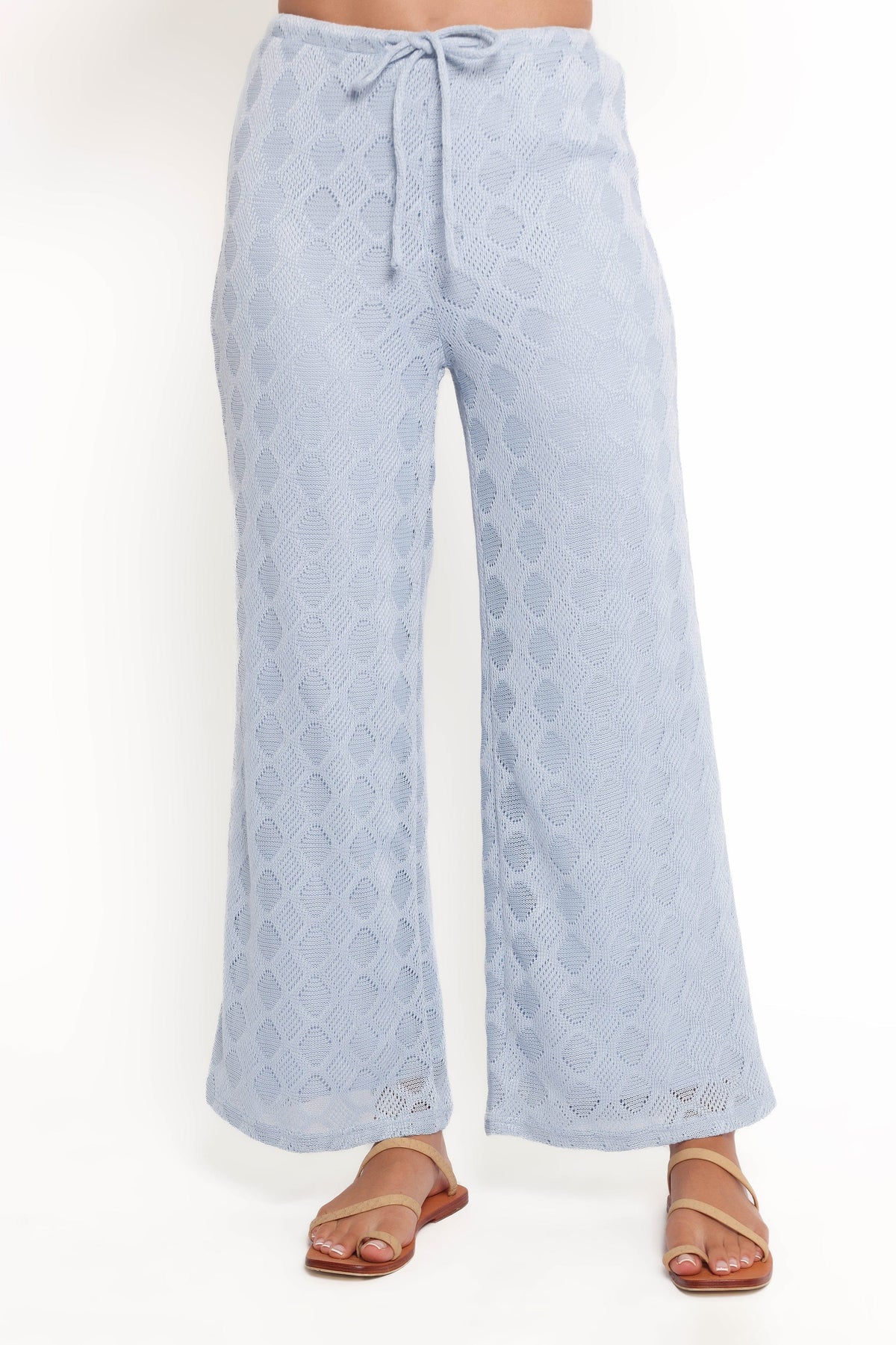 Cora Knit Pant in Blue – view 2 of 8