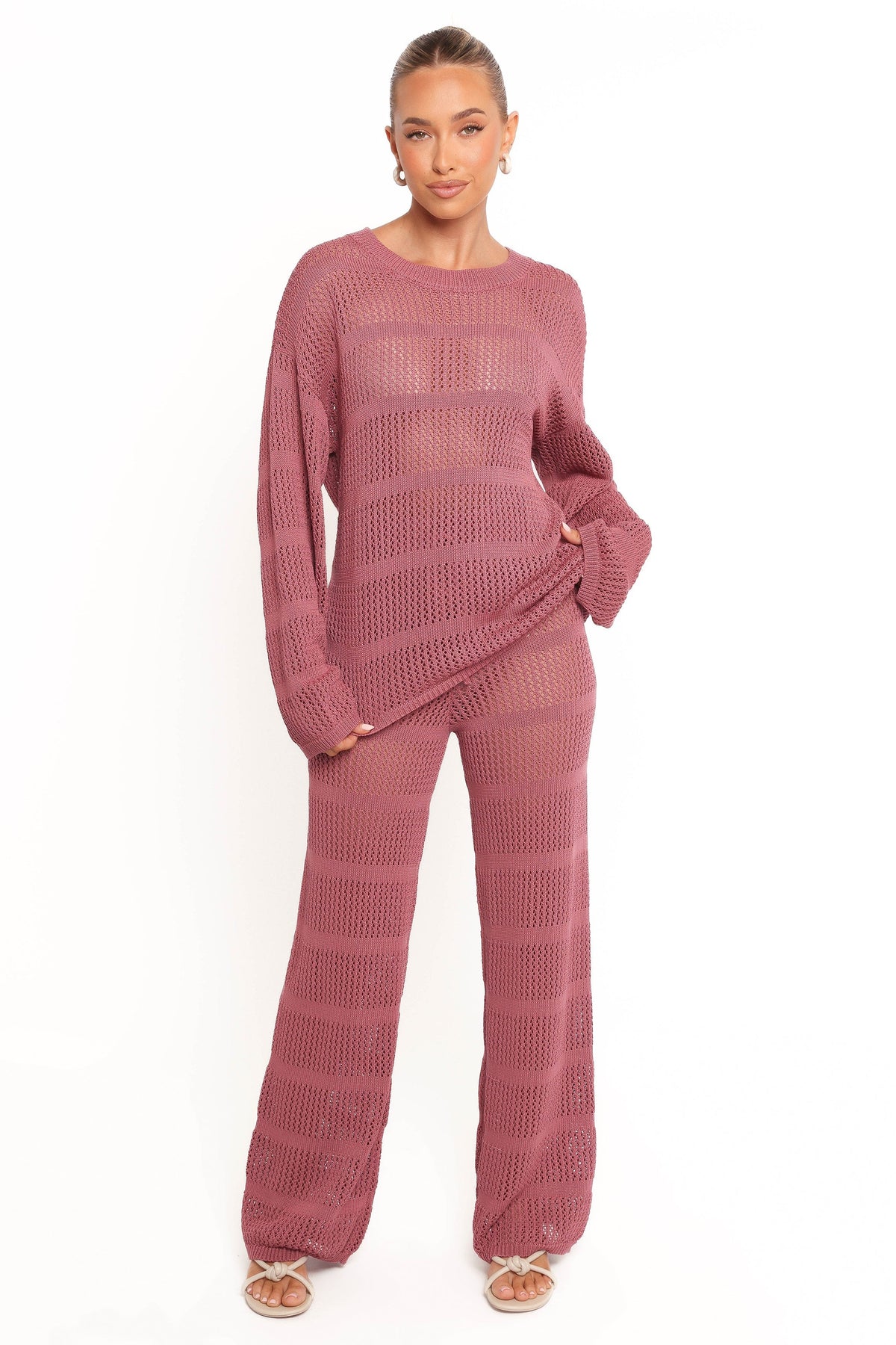 Crawford Pant in Rose – view 1 of 6
