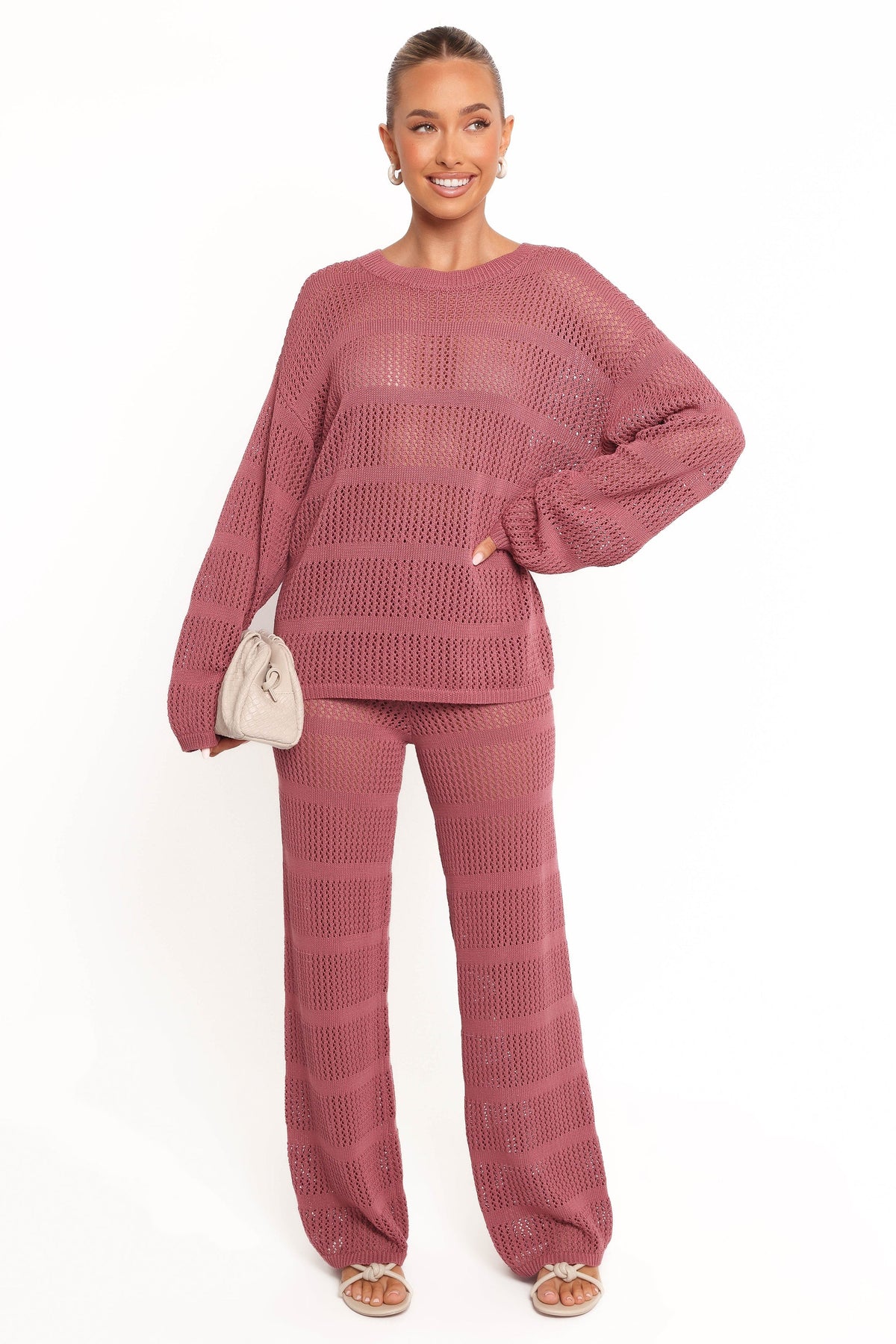Crawford Pant in Rose – view 3 of 6