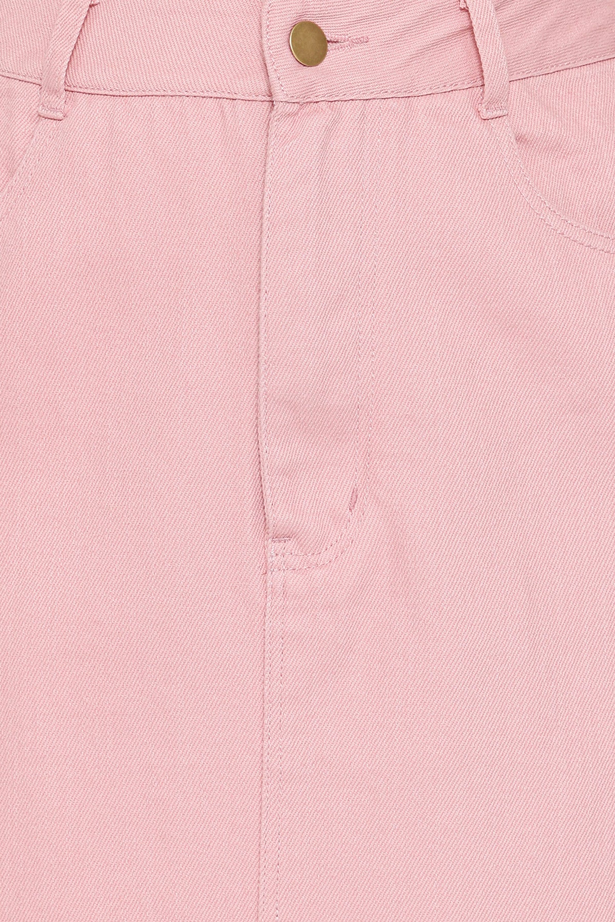 Dana Denim Midi Skirt in Dusty Pink – view 7 of 7