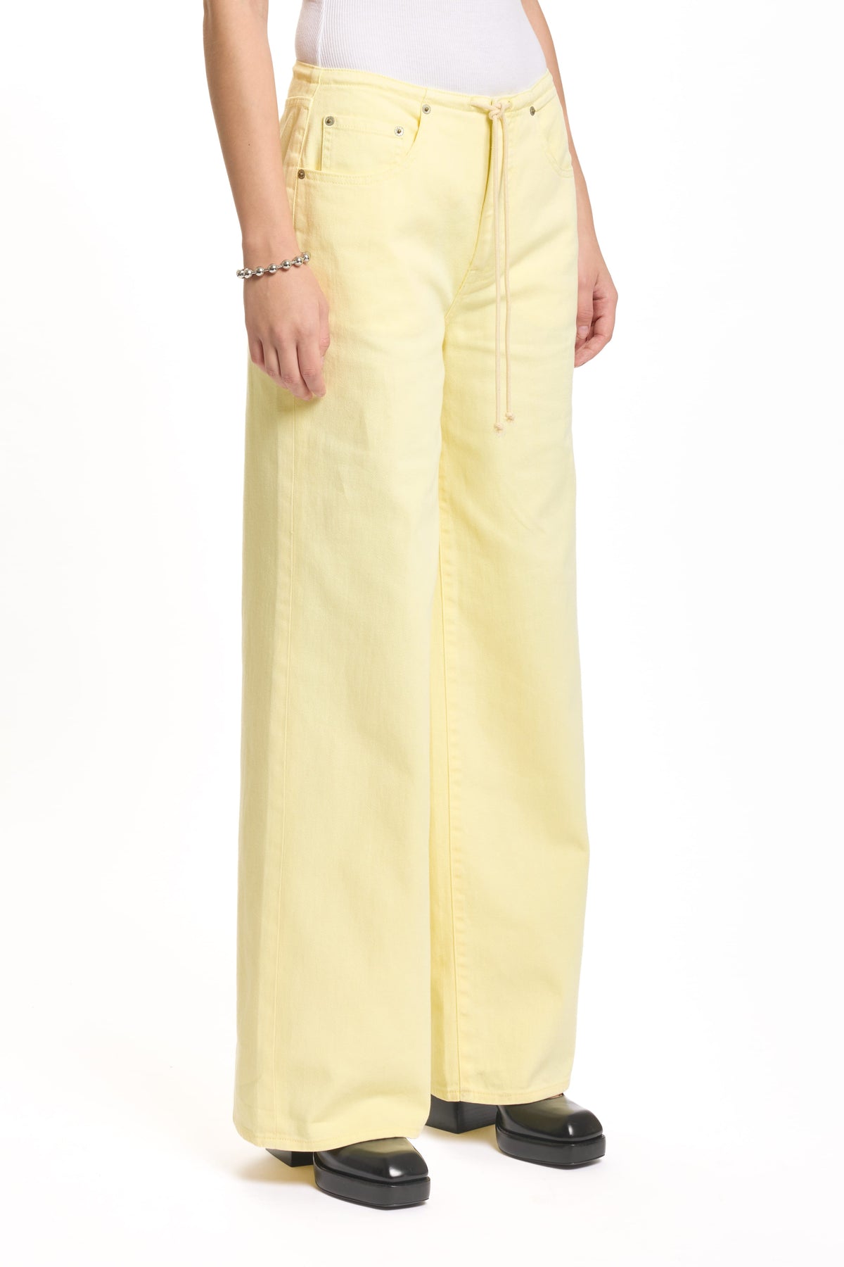 Daze Madison Wide Leg Jeans in Sunny – view 1 of 3