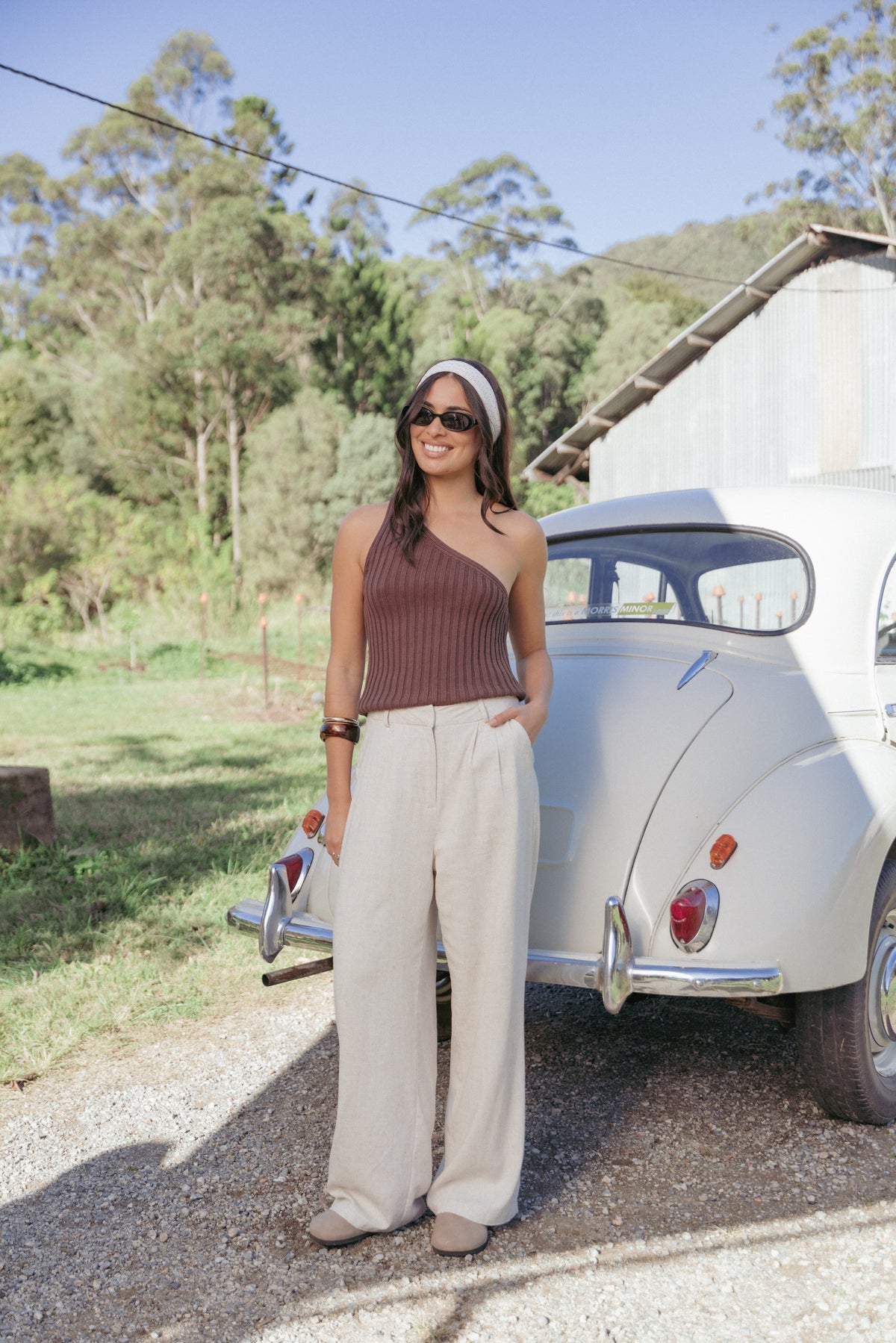 Dean Linen Pants in Beige – view 7 of 7