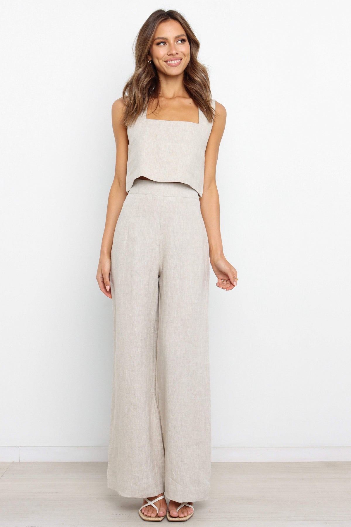Devlin Pant in Beige – view 1 of 8