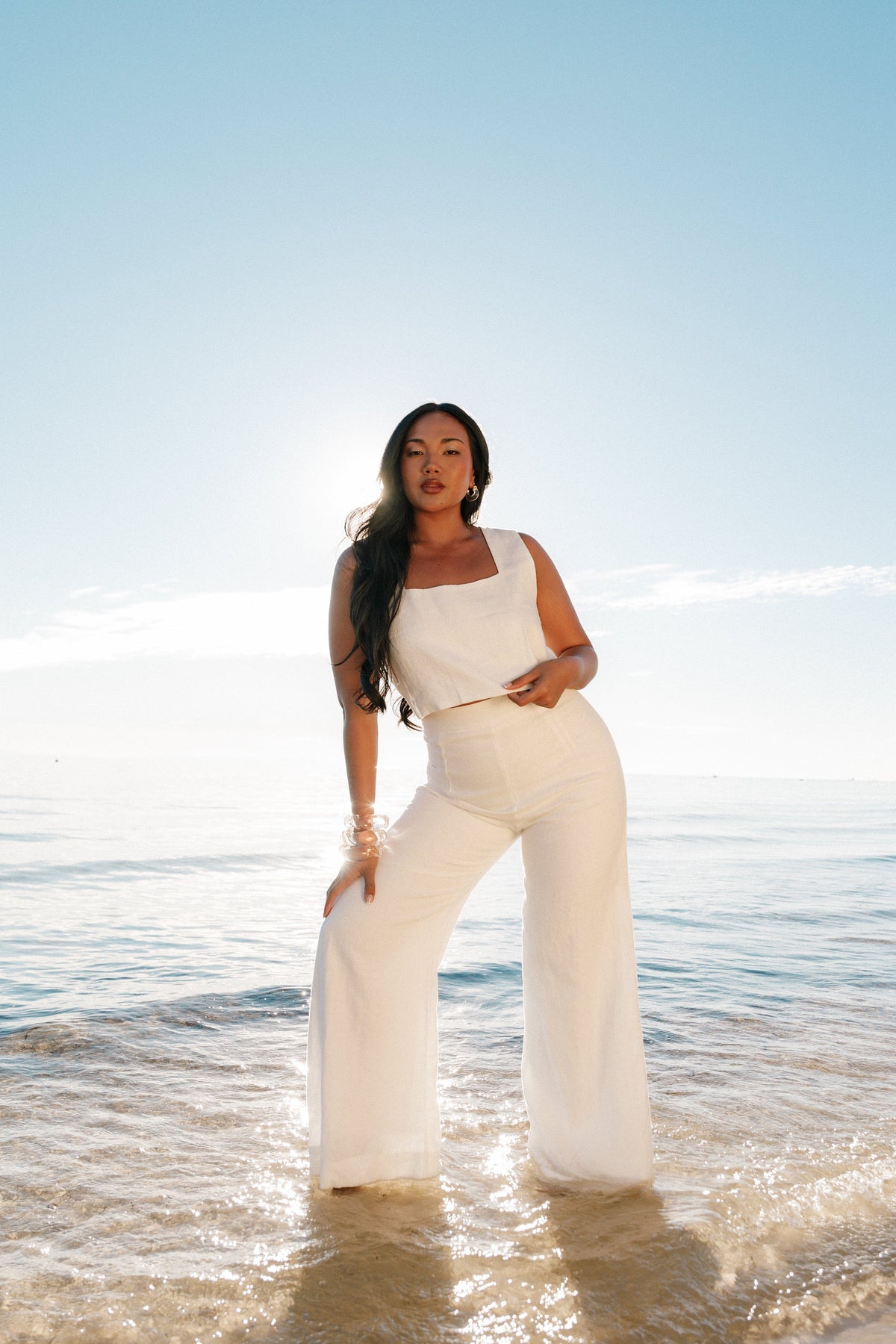 Devlin Pant in Cloud White – view 2 of 10