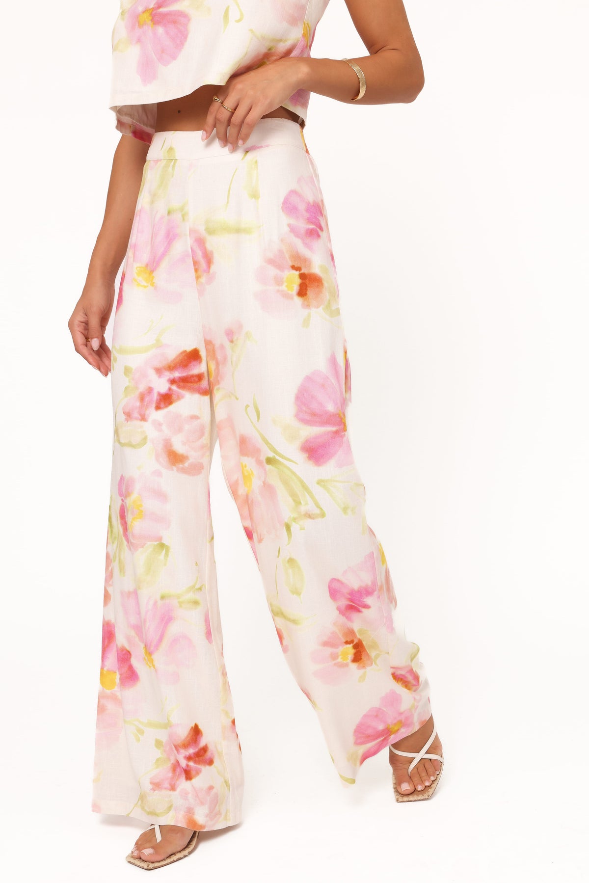 Devlin Pant in Pink Garden Floral – view 2 of 6