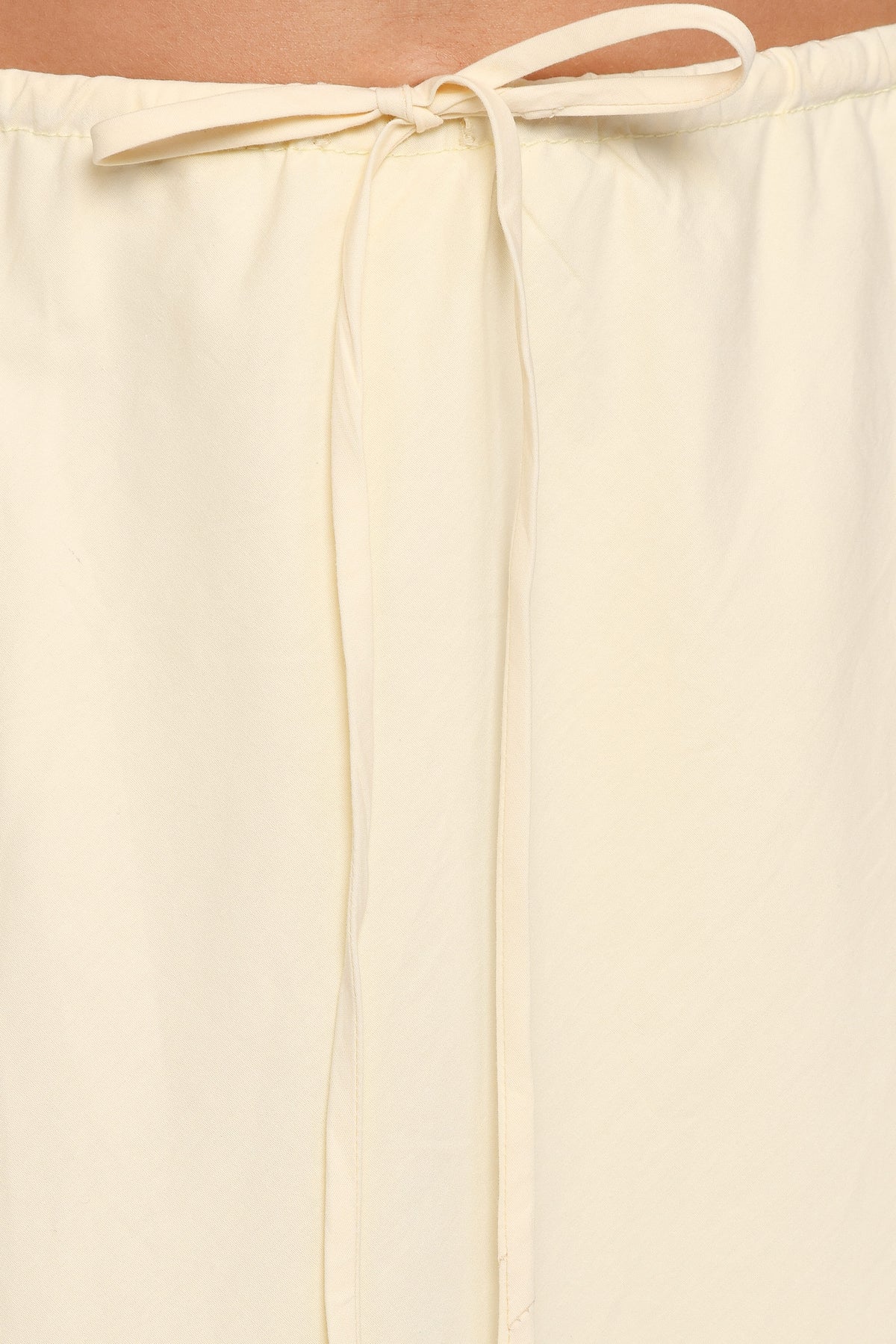 Elena Cotton Maxi Skirt in Butter Yellow – view 7 of 8