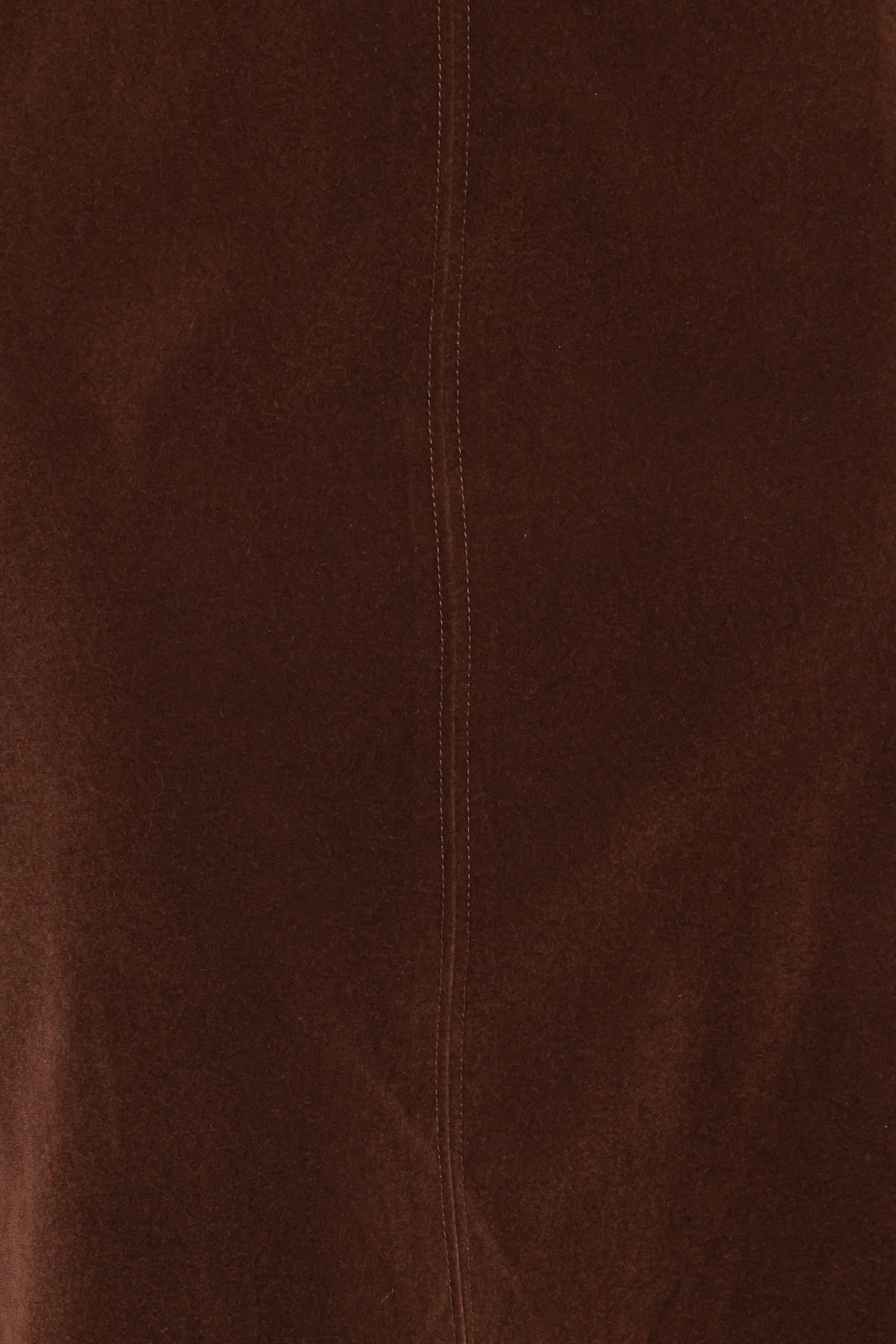 Halina Velvet Midi Skirt in Chocolate – view 6 of 6