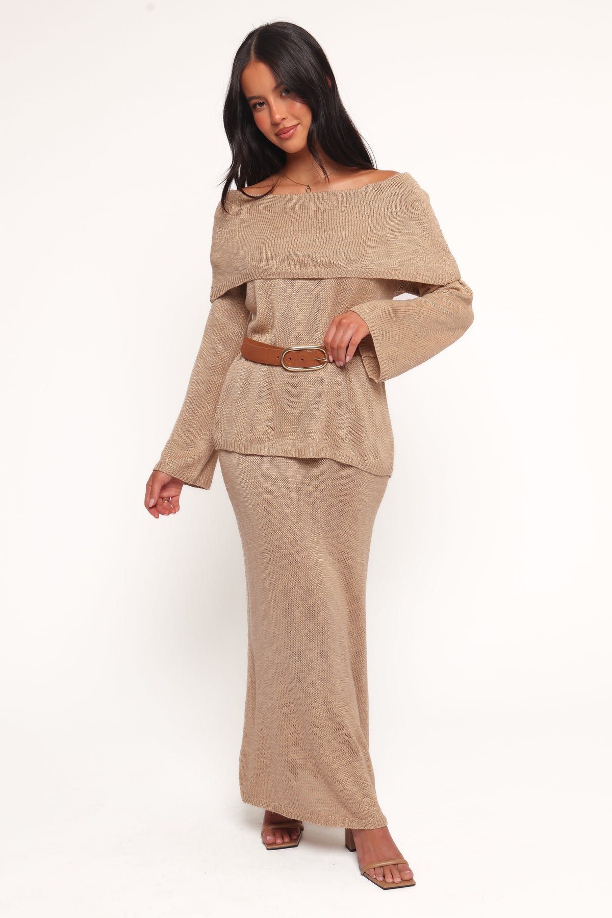Indya Knit Skirt in Mocha – view 6 of 7
