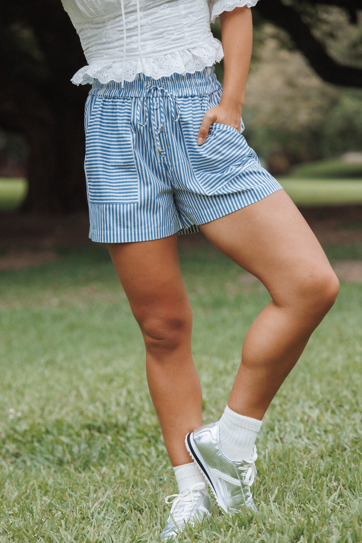 Jackson Boxer Short in Blue Stripe – view 8 of 8