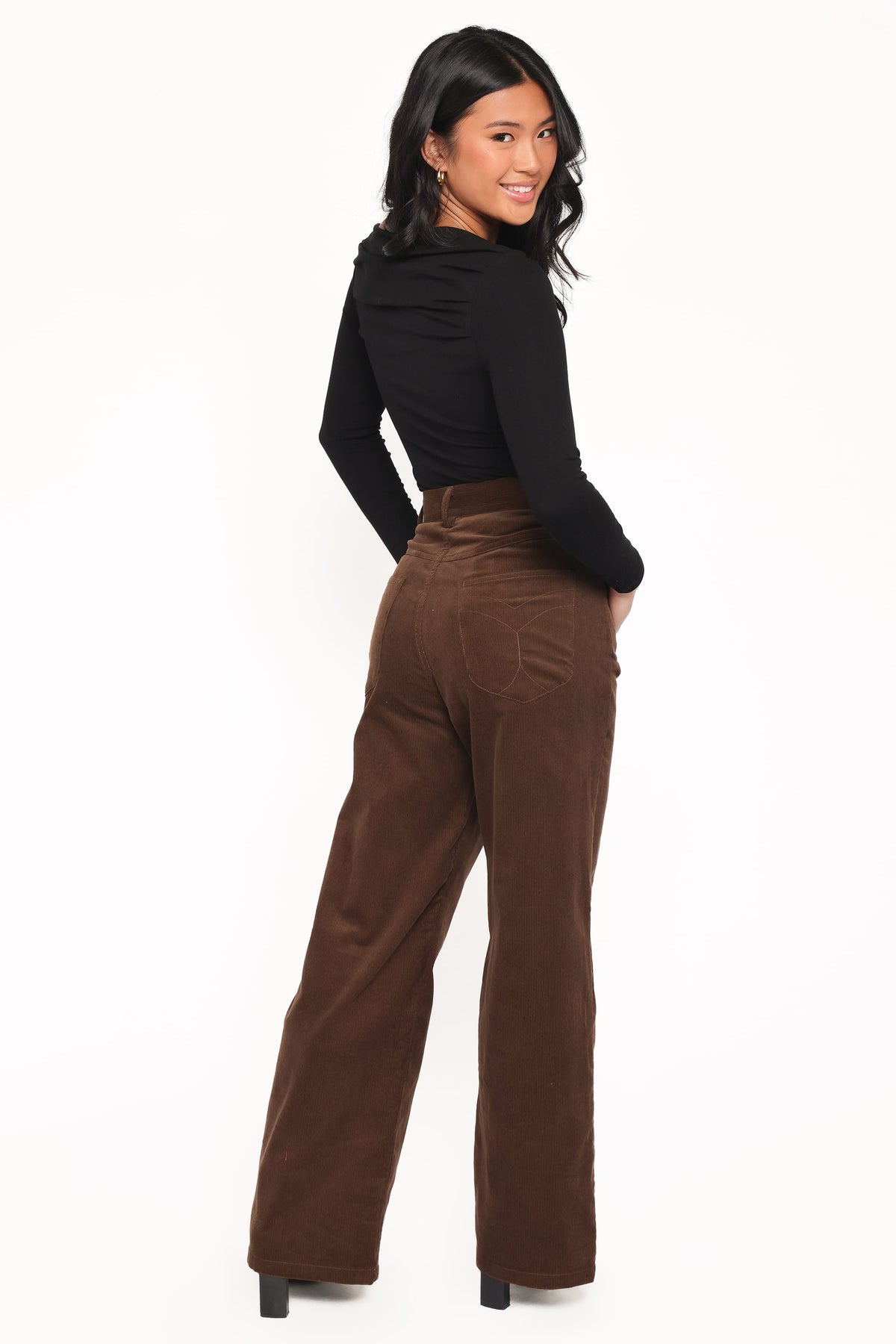 Jacob Corduroy Pant in Brown – view 4 of 5