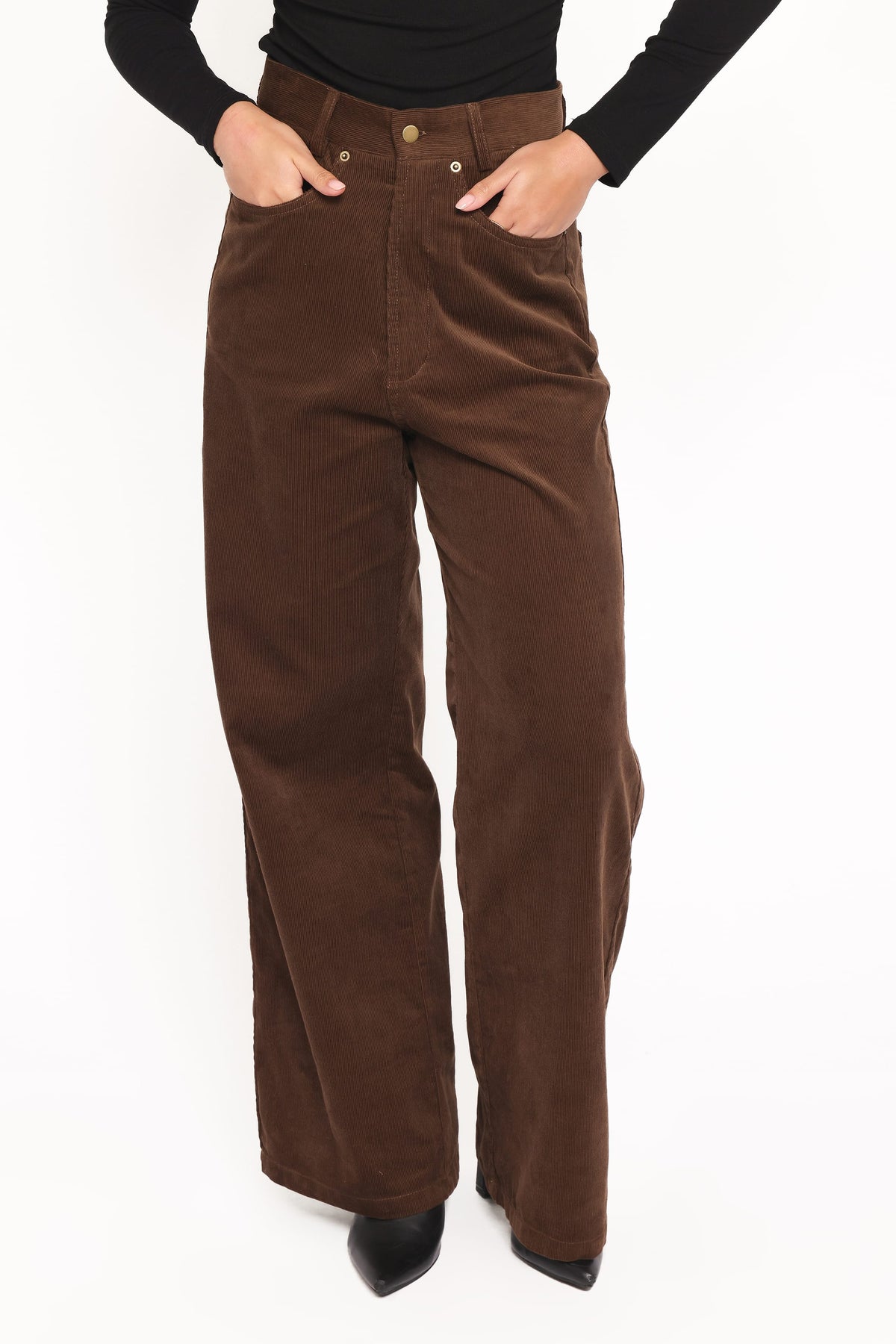 Jacob Corduroy Pant in Brown – view 2 of 5