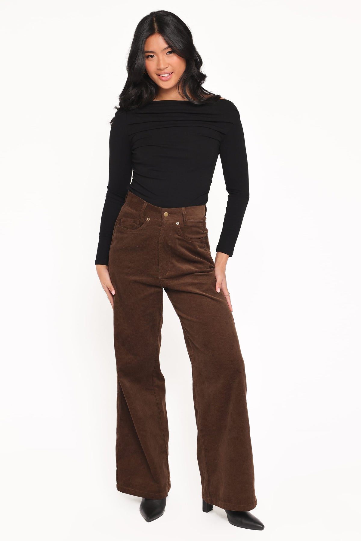 Jacob Corduroy Pant in Brown – view 1 of 5