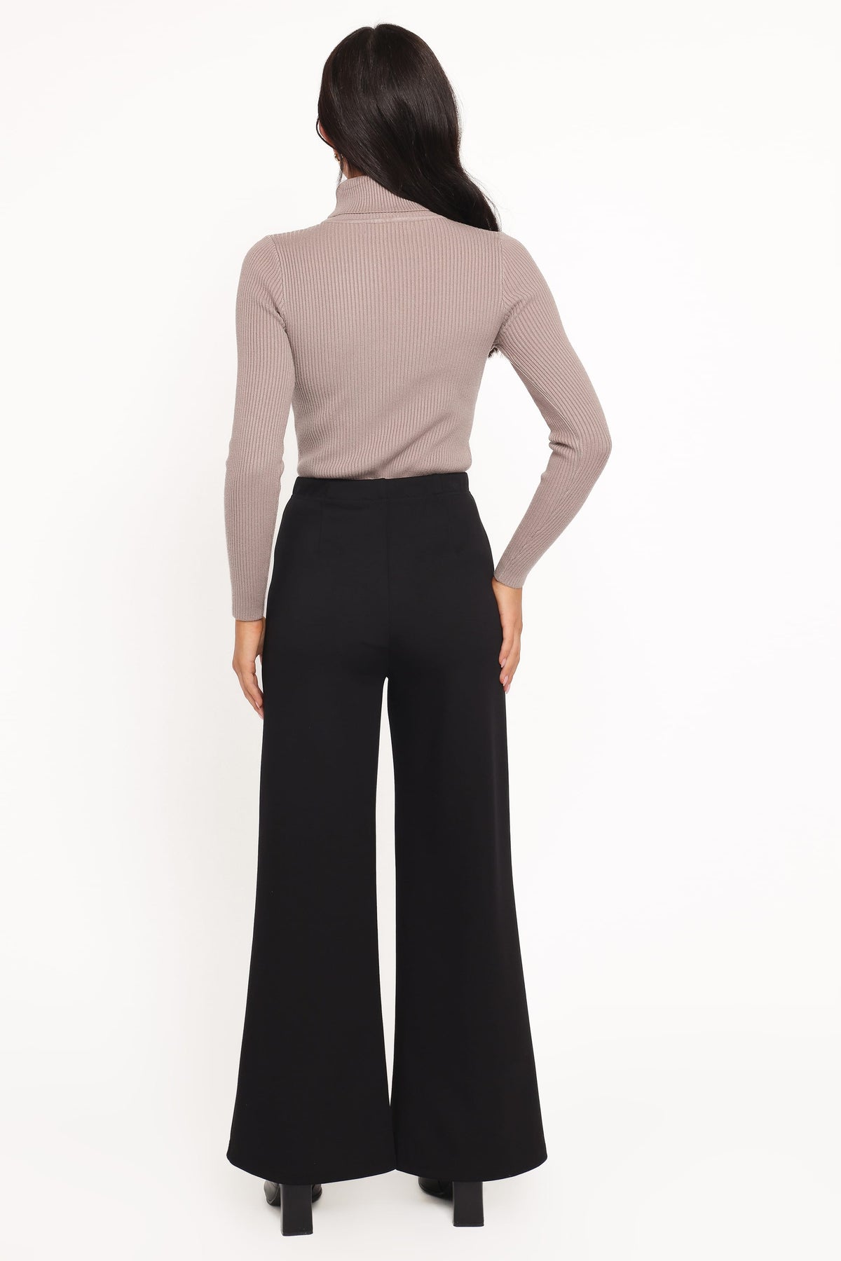 Jade Wide Leg Pant in Black – view 4 of 5
