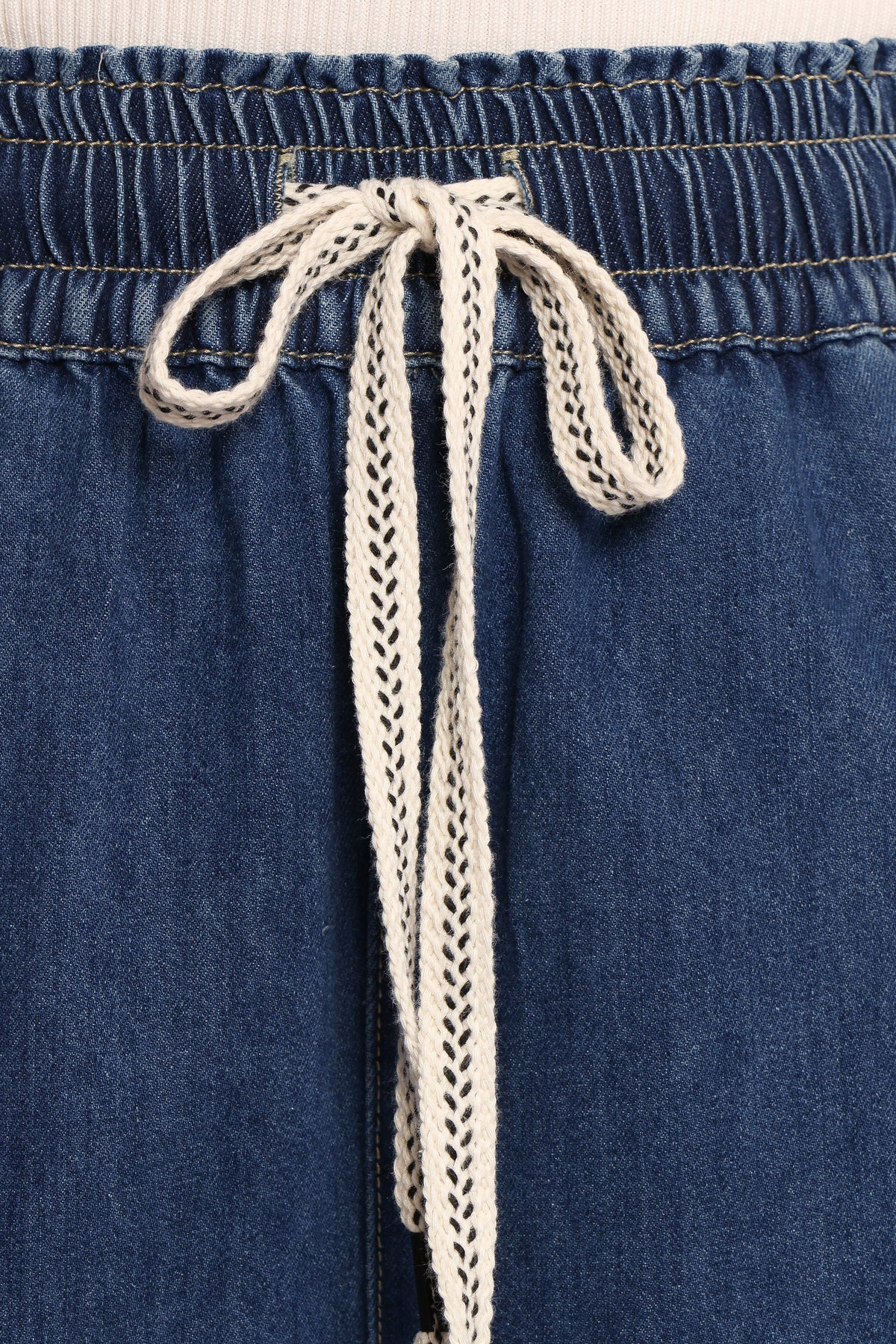 Jenni Wide Leg Pant in Denim – view 7 of 8