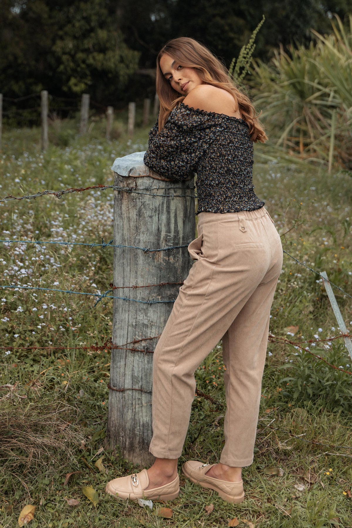 Jones Cord Pant in Brown – view 1 of 9