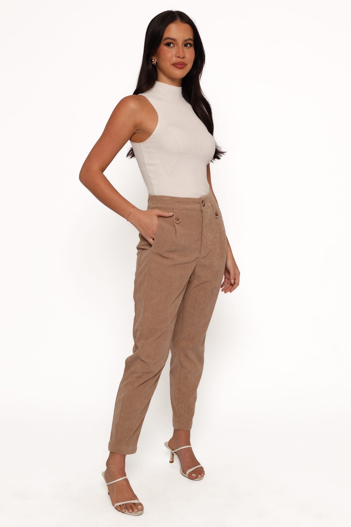 Jones Cord Pant in Brown – view 6 of 9