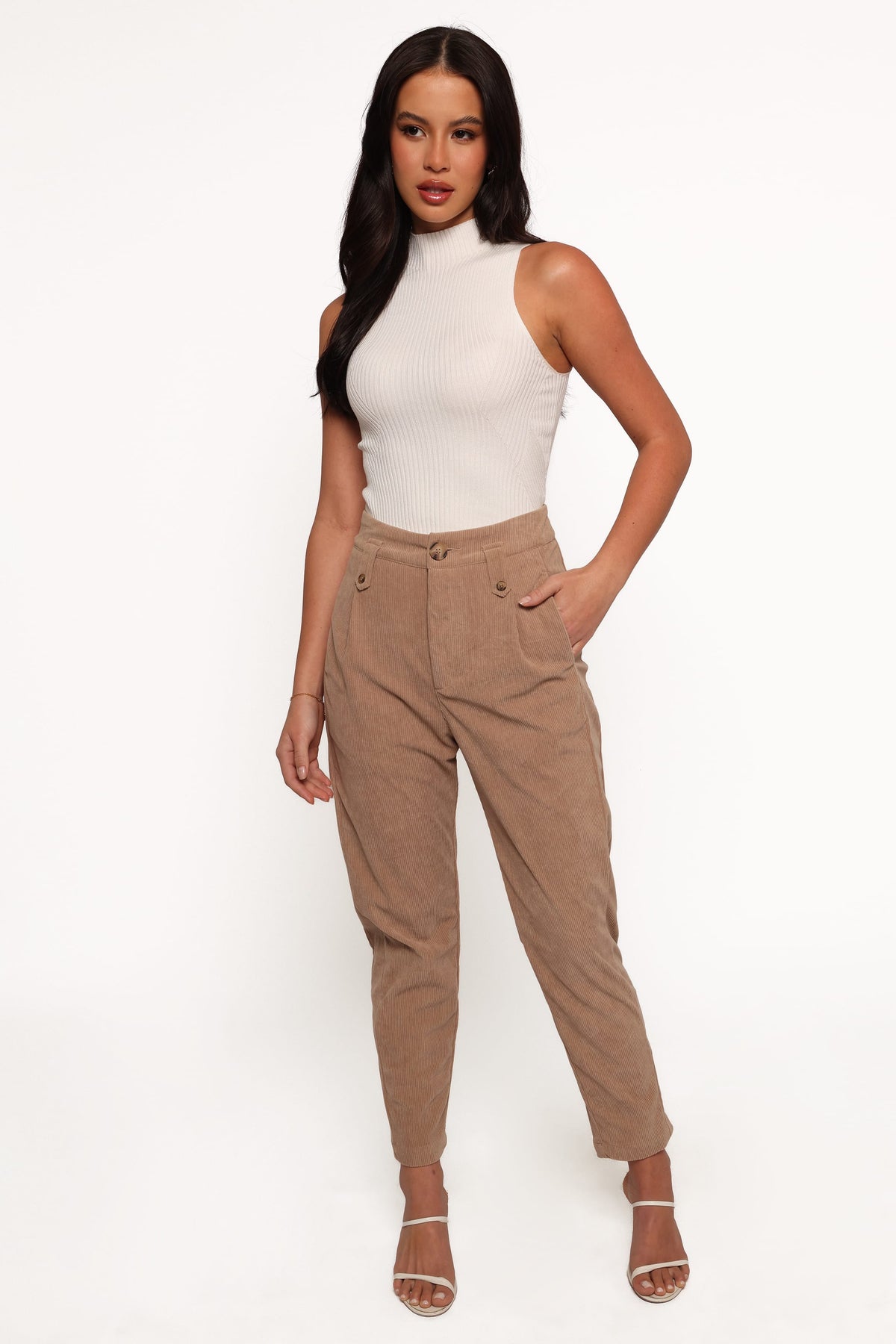 Jones Cord Pant in Brown – view 8 of 9