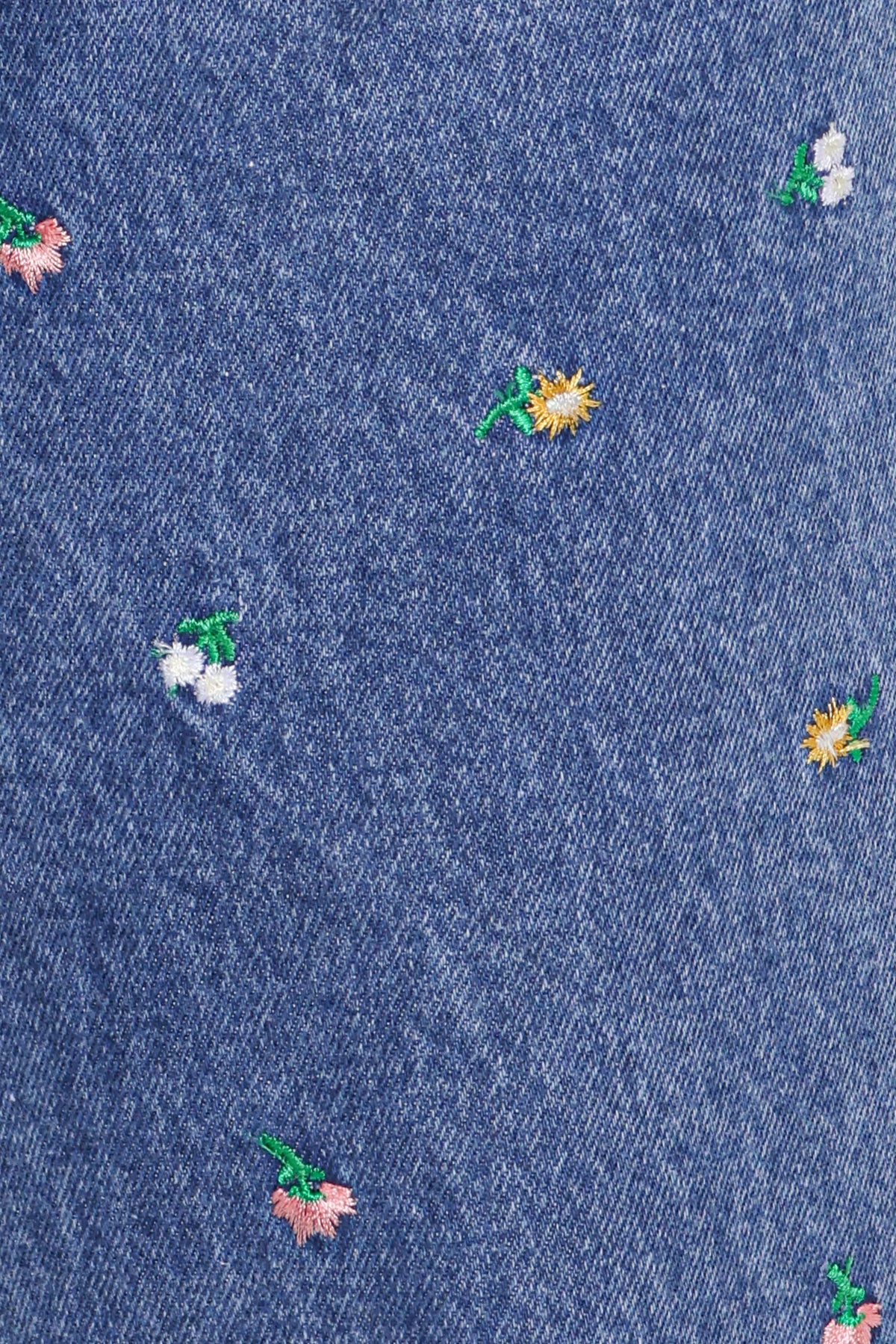 Kendall Straight Leg Jeans in Embroidery Medium Wash – view 6 of 7