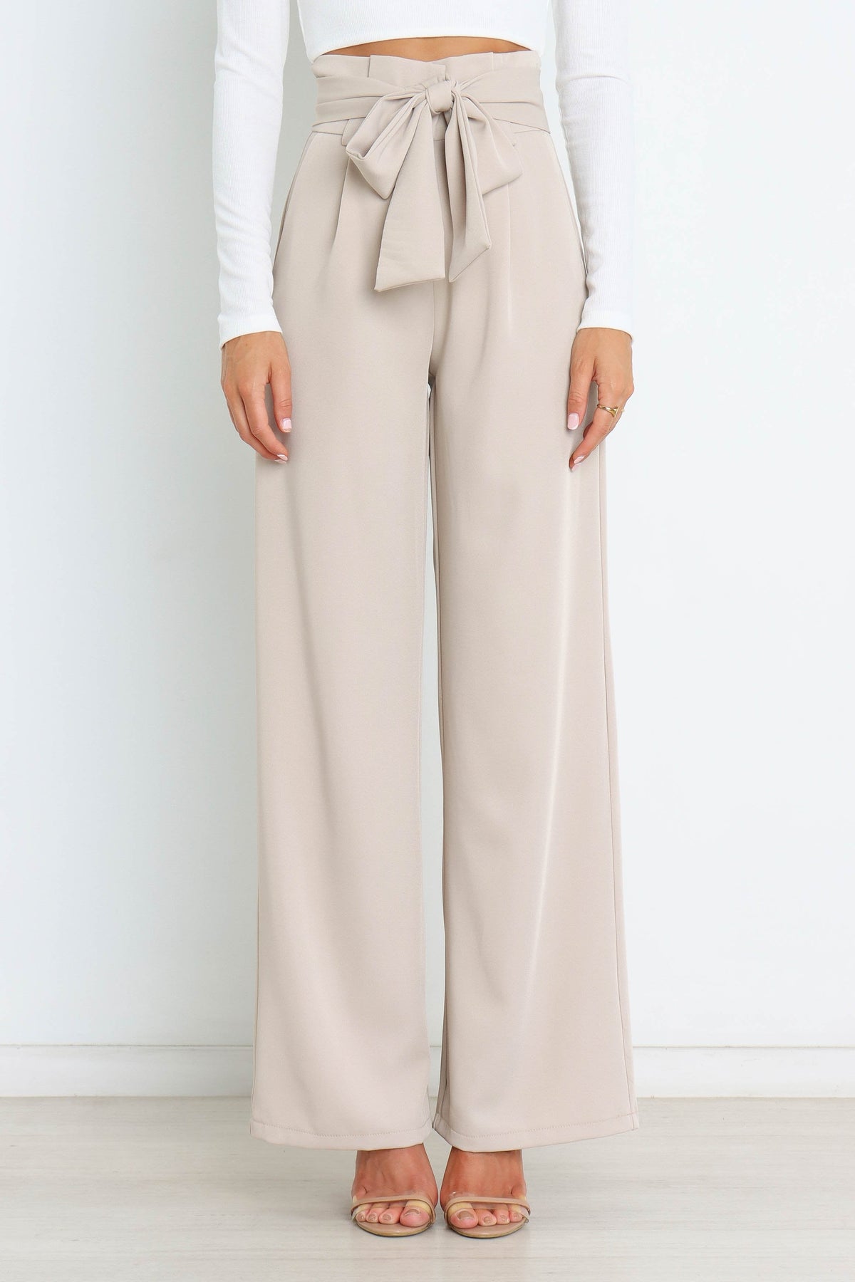 Kieran Pants in Beige – view 1 of 8