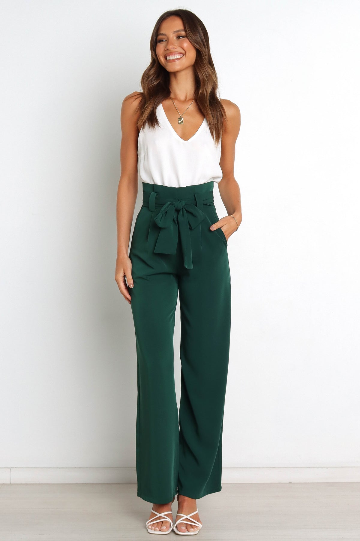 Kieran Pants in Emerald Green – view 2 of 8